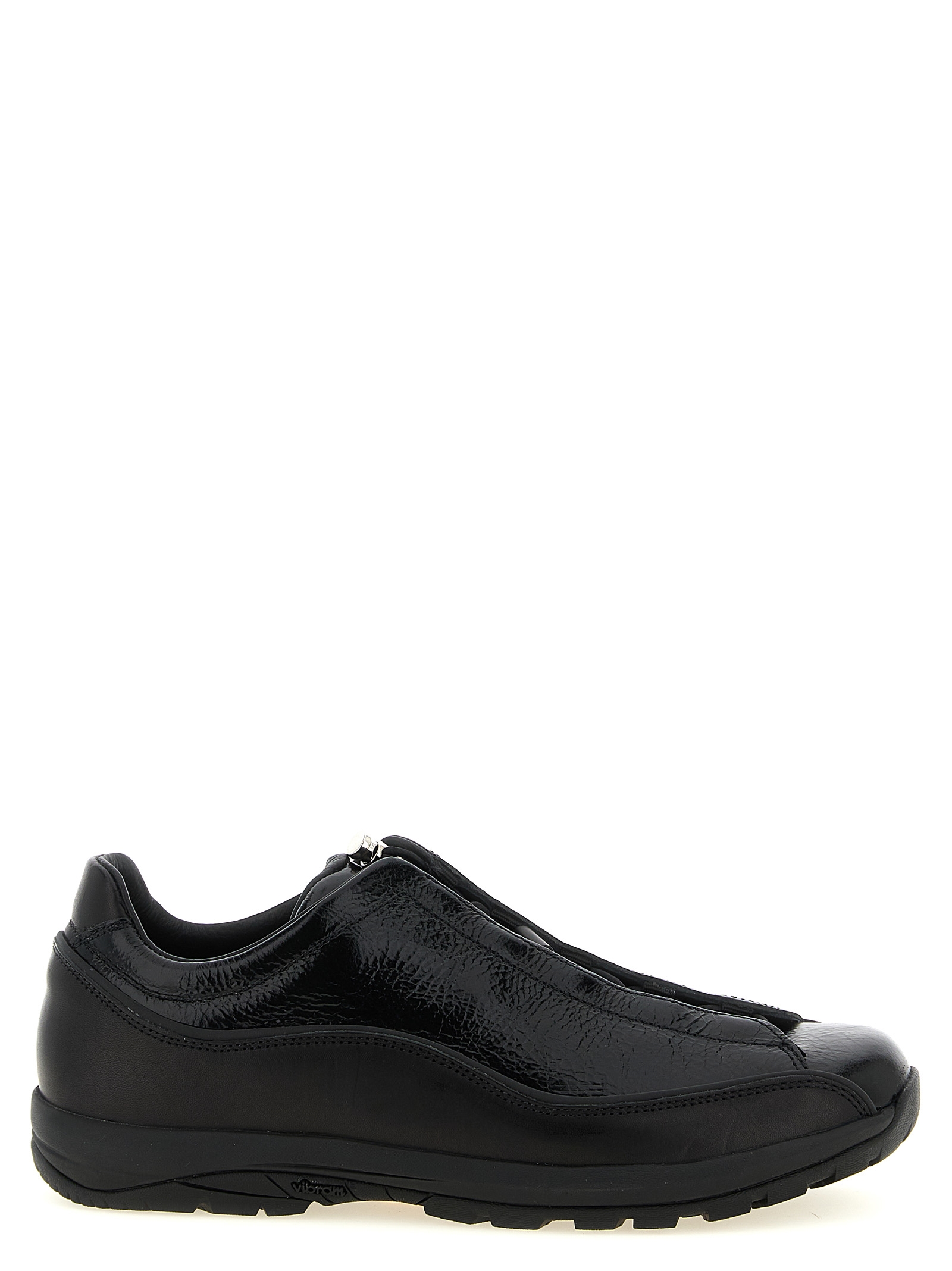 Black Cowhide Sneakers