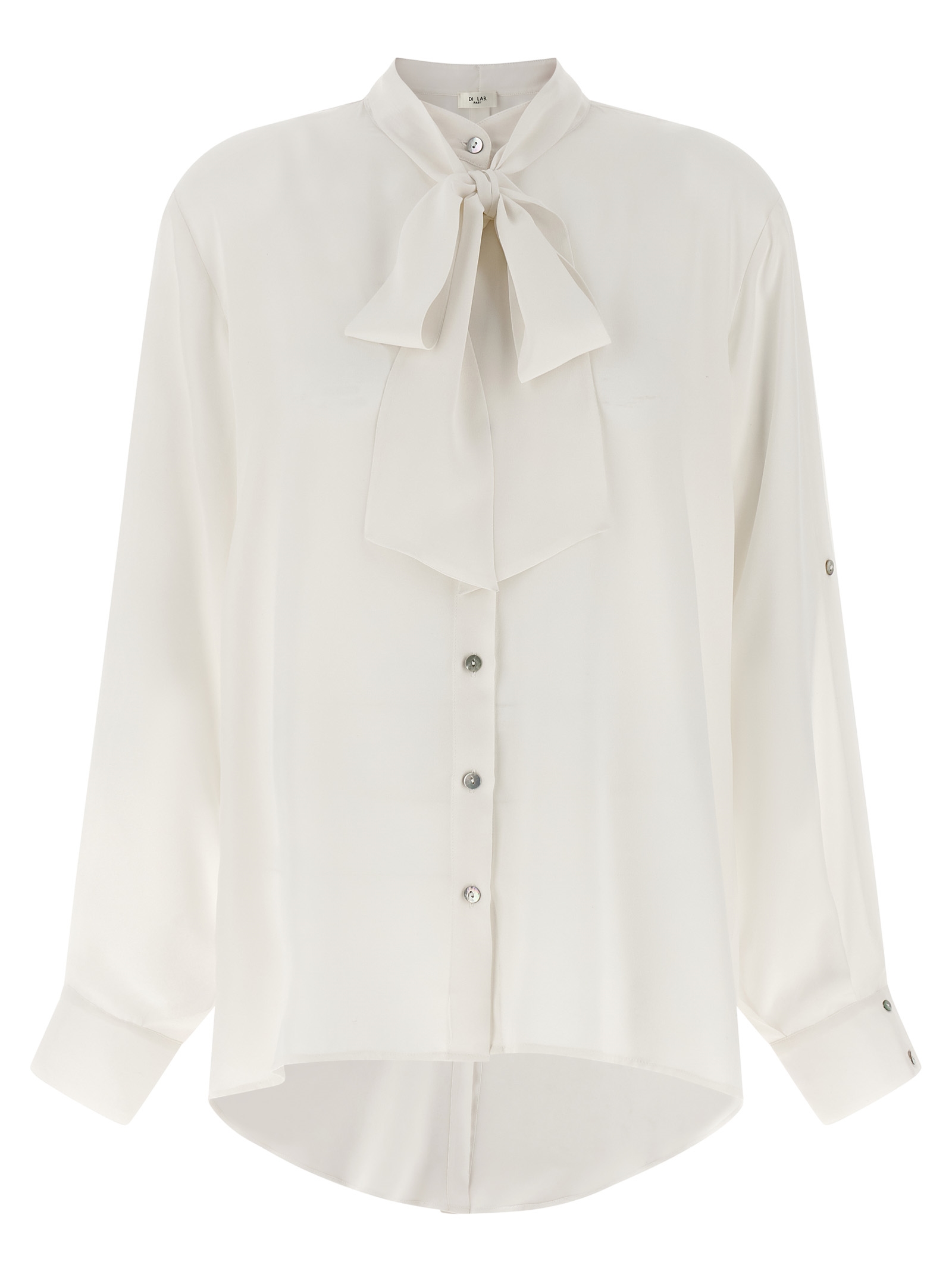 White Silk Blouse