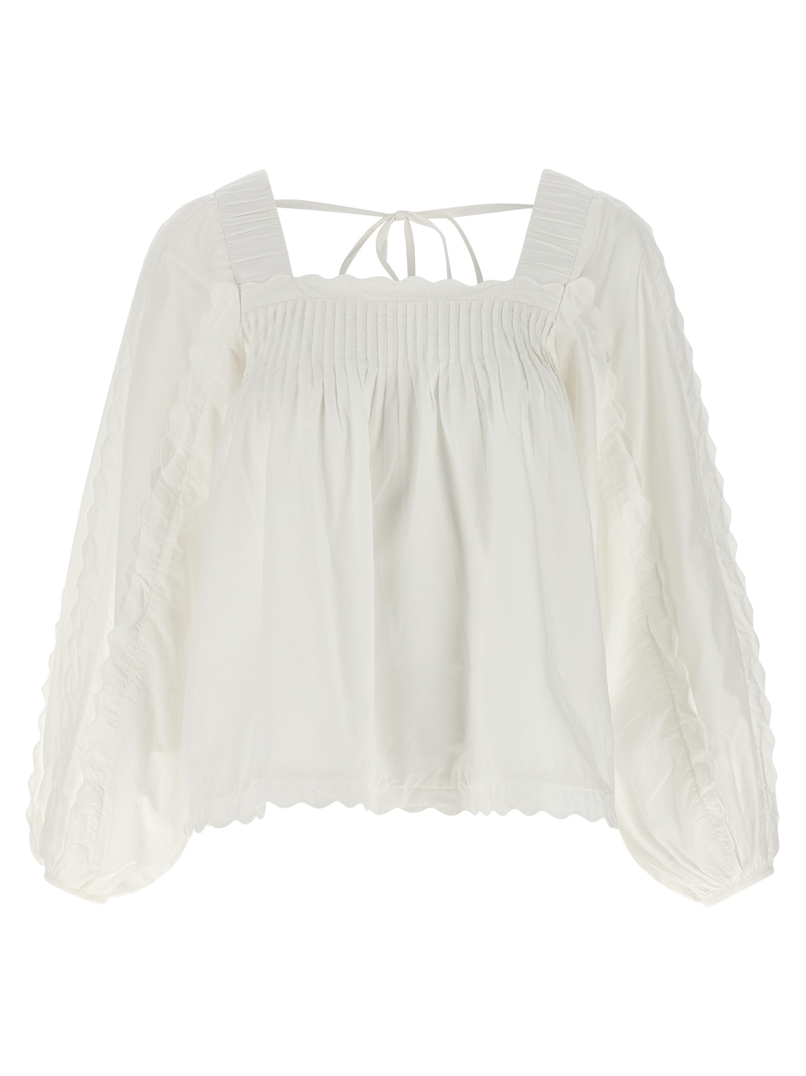White Cotton Blouse