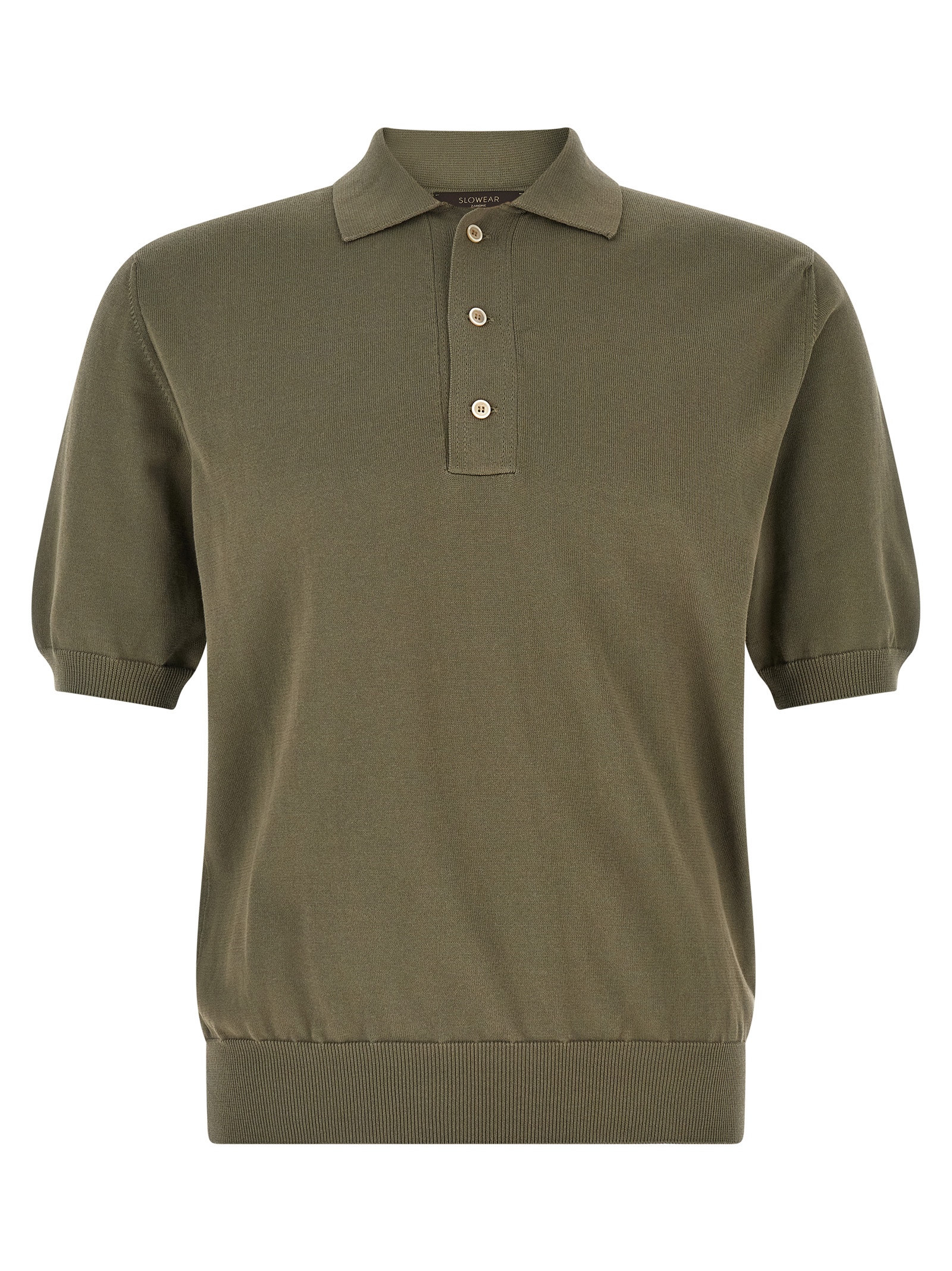 Bicolor Cotton Polo Shirt
