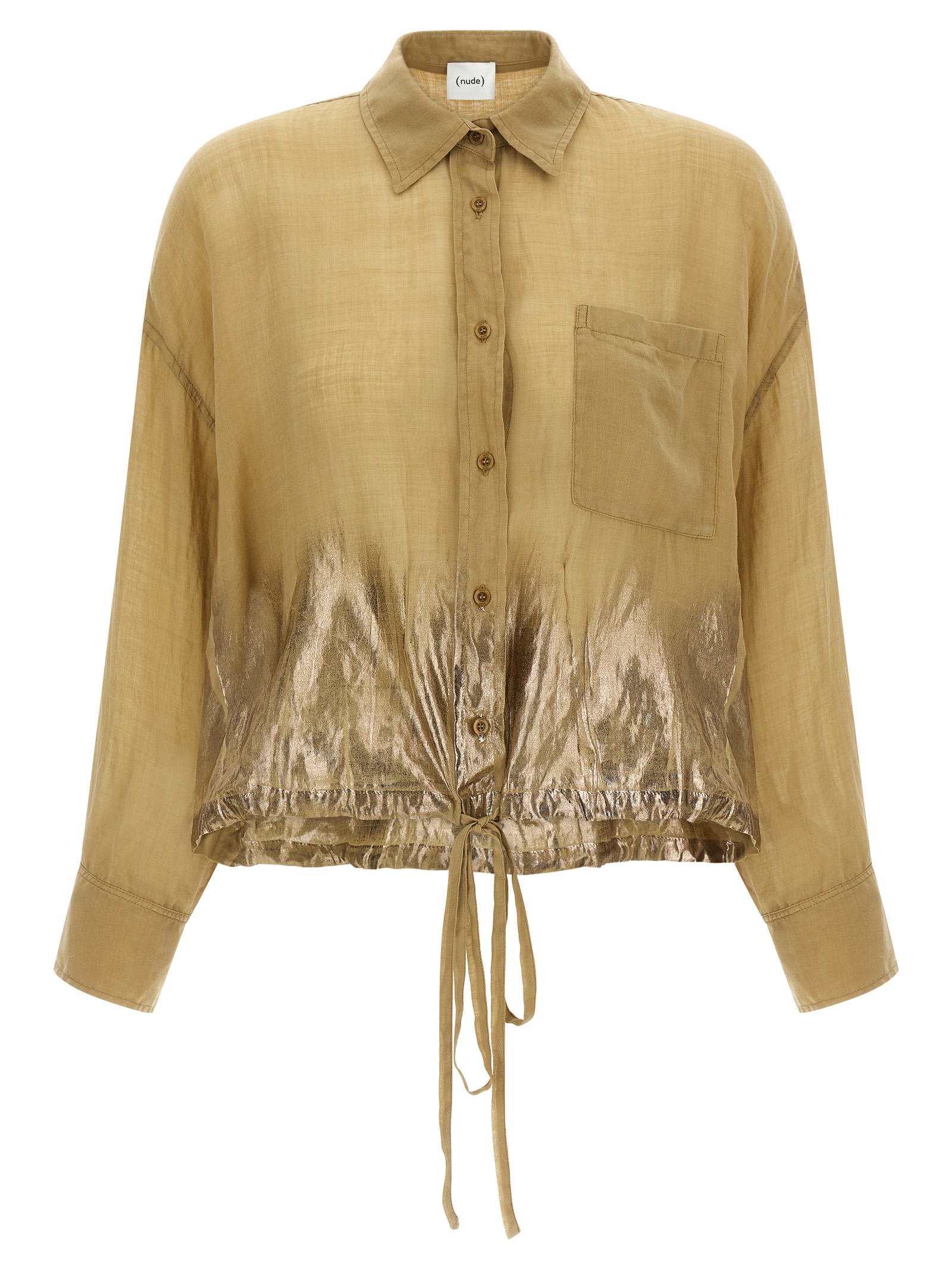 Brown Tencel Blouse