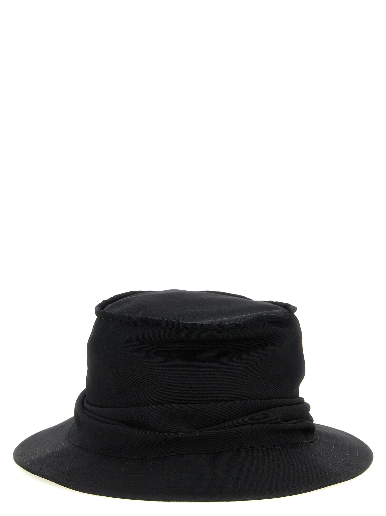 Black Wool Bucket Hat