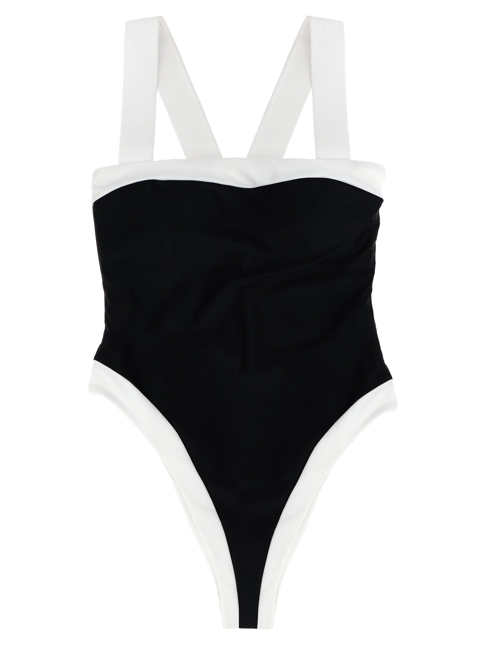 Bicolor Recycled Polyamide One-Piece Swimsuit