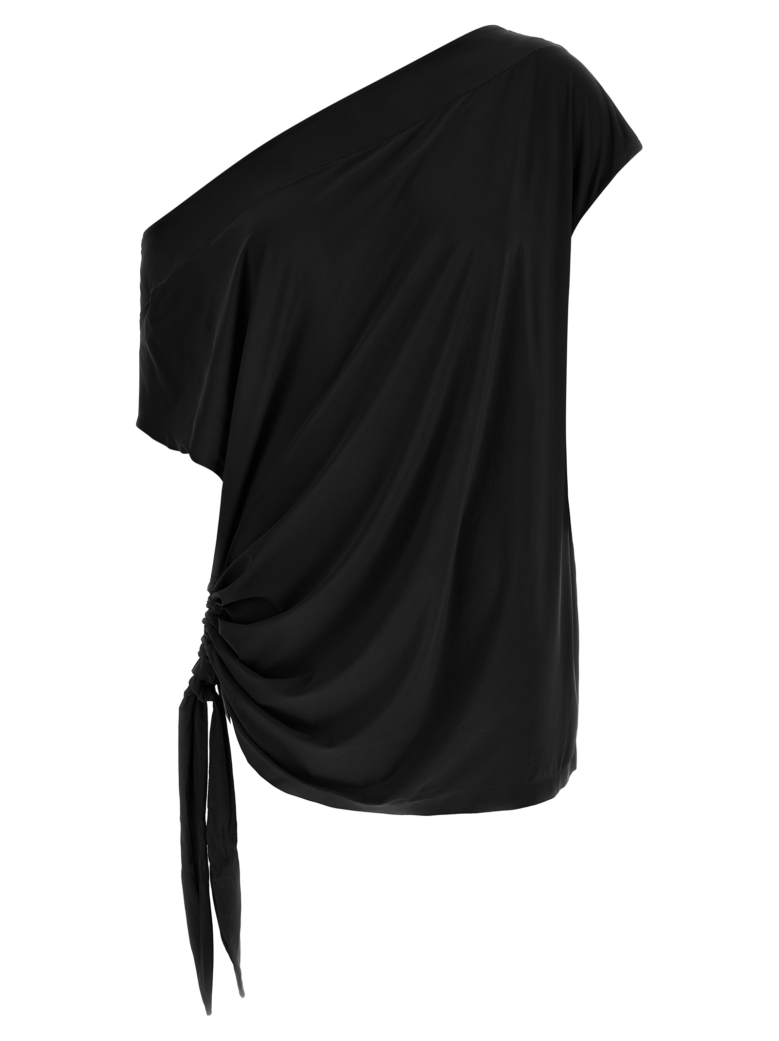 Black Polyamide Casual Dress
