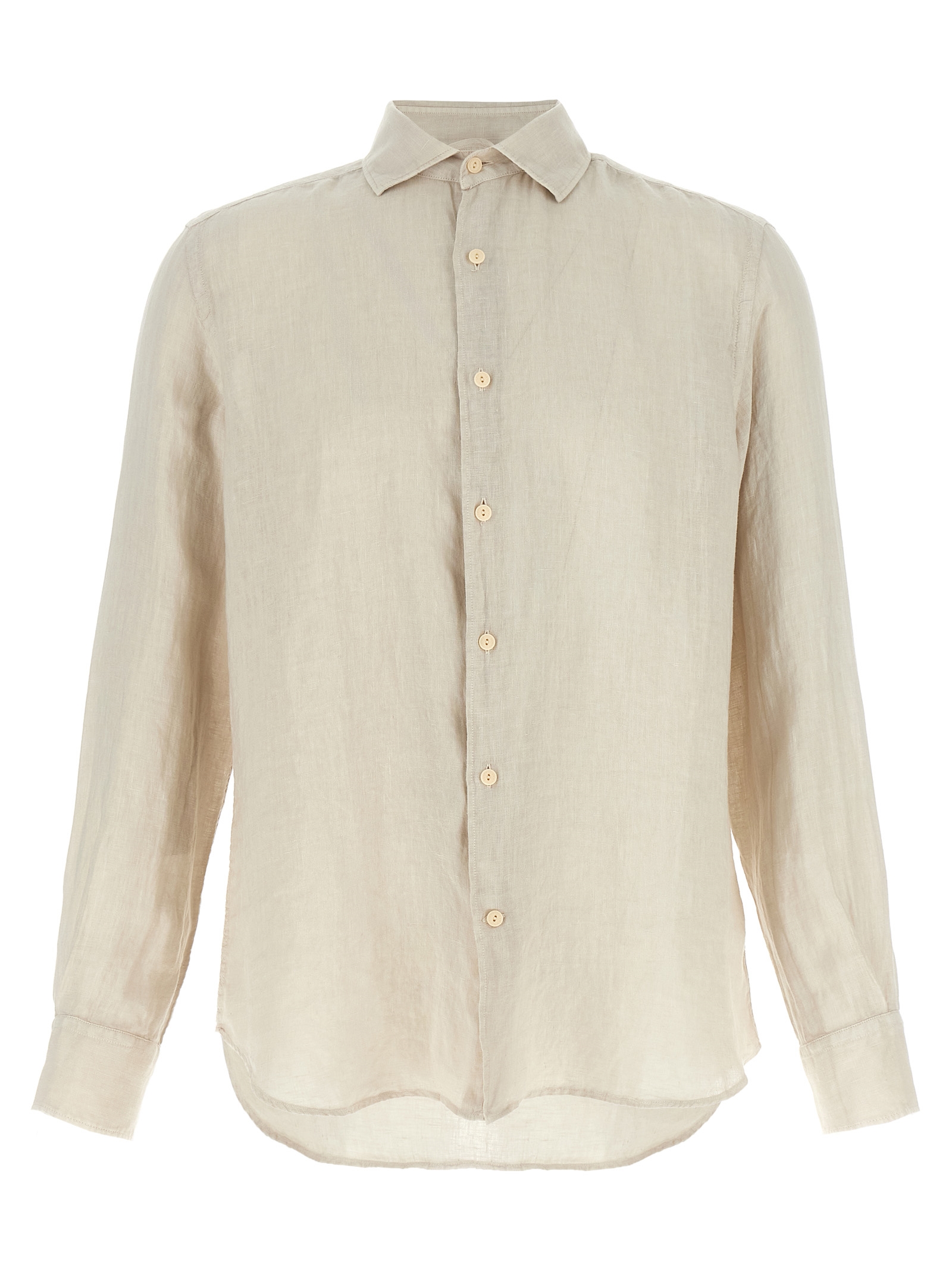 Beige Linen Blouse