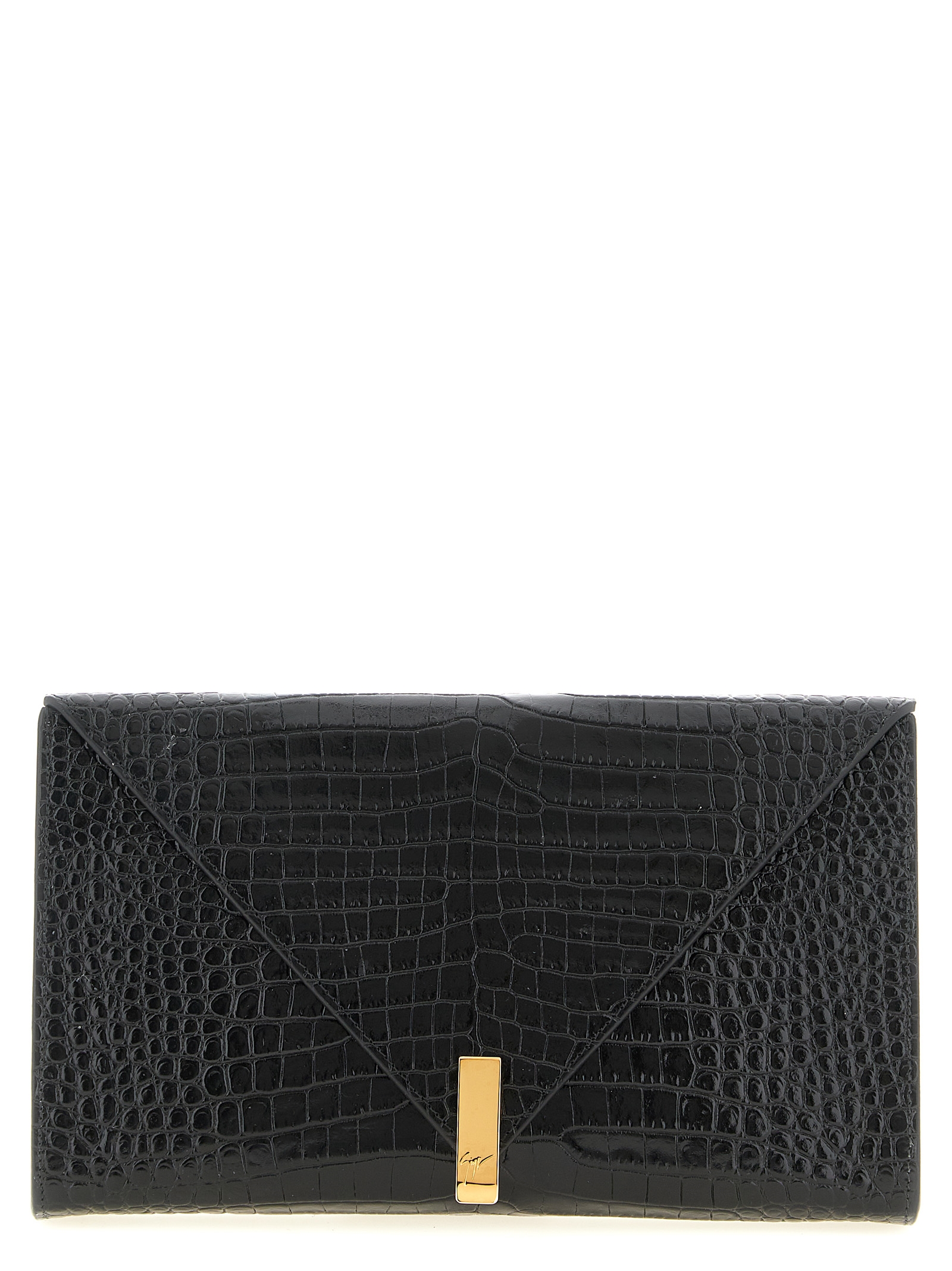 Black Calfskin Clutch Bag