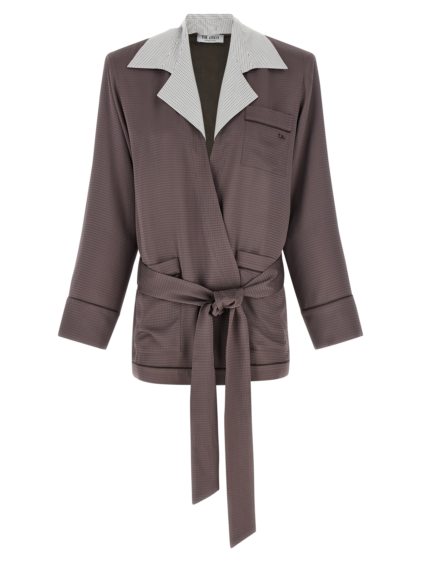 Purple Viscose Blazer
