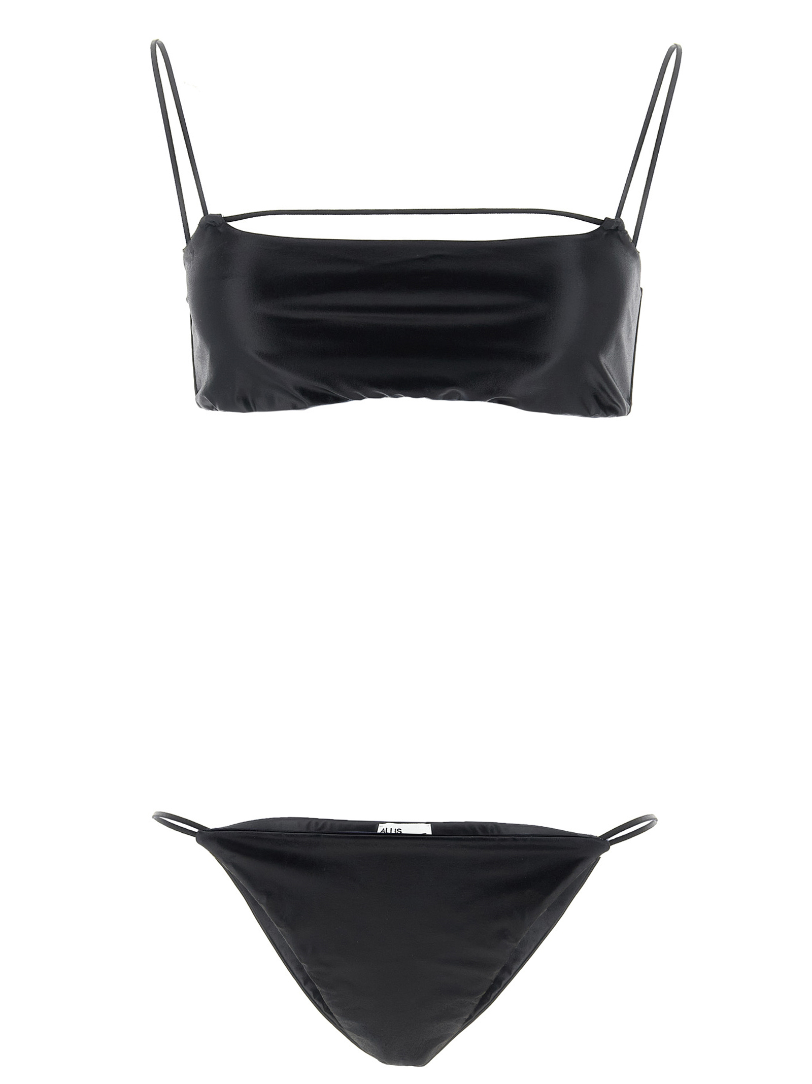 Black Polyester Bikini