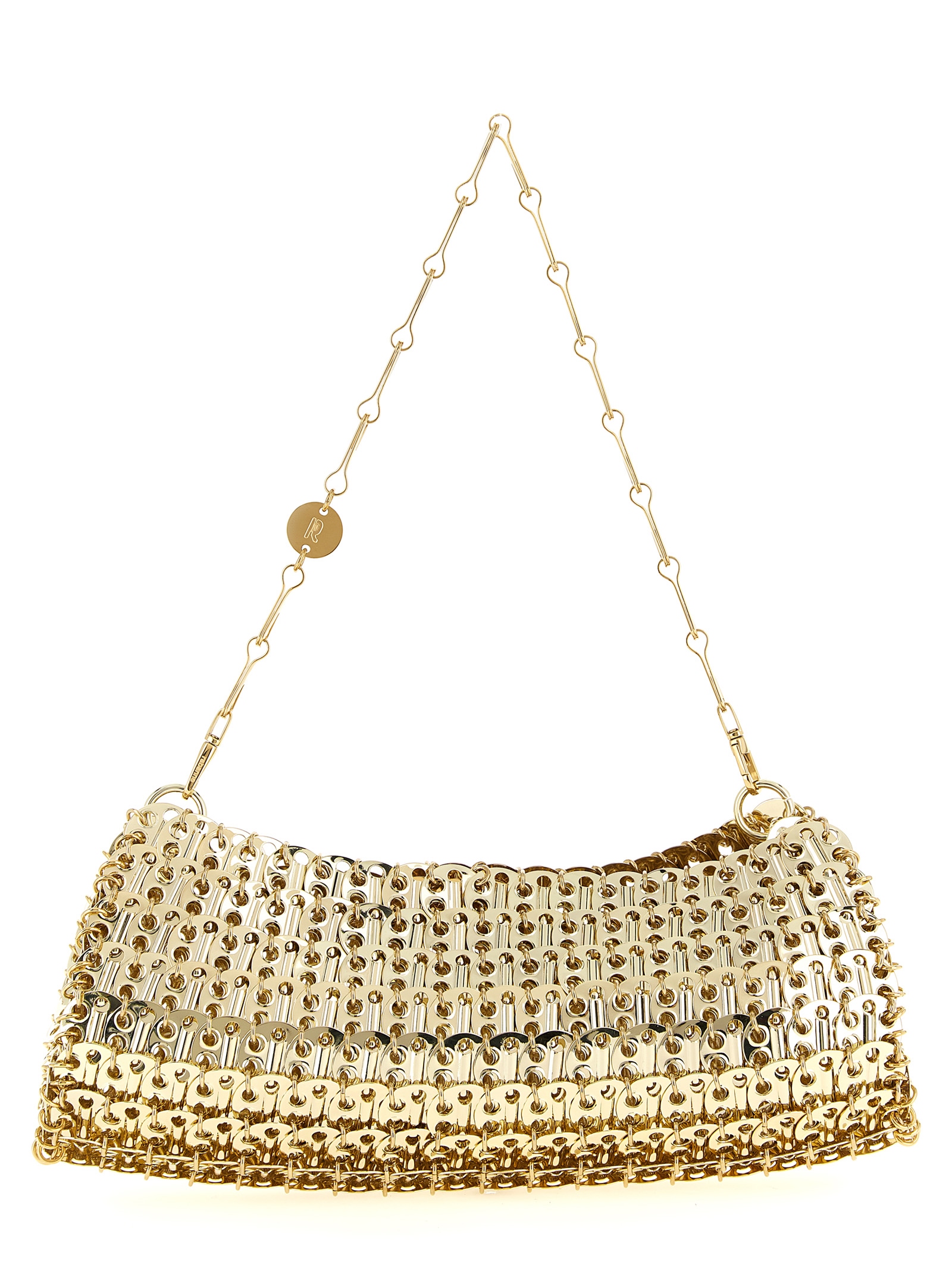 Paco Rabanne Gold Brass Clutch Bag - Women