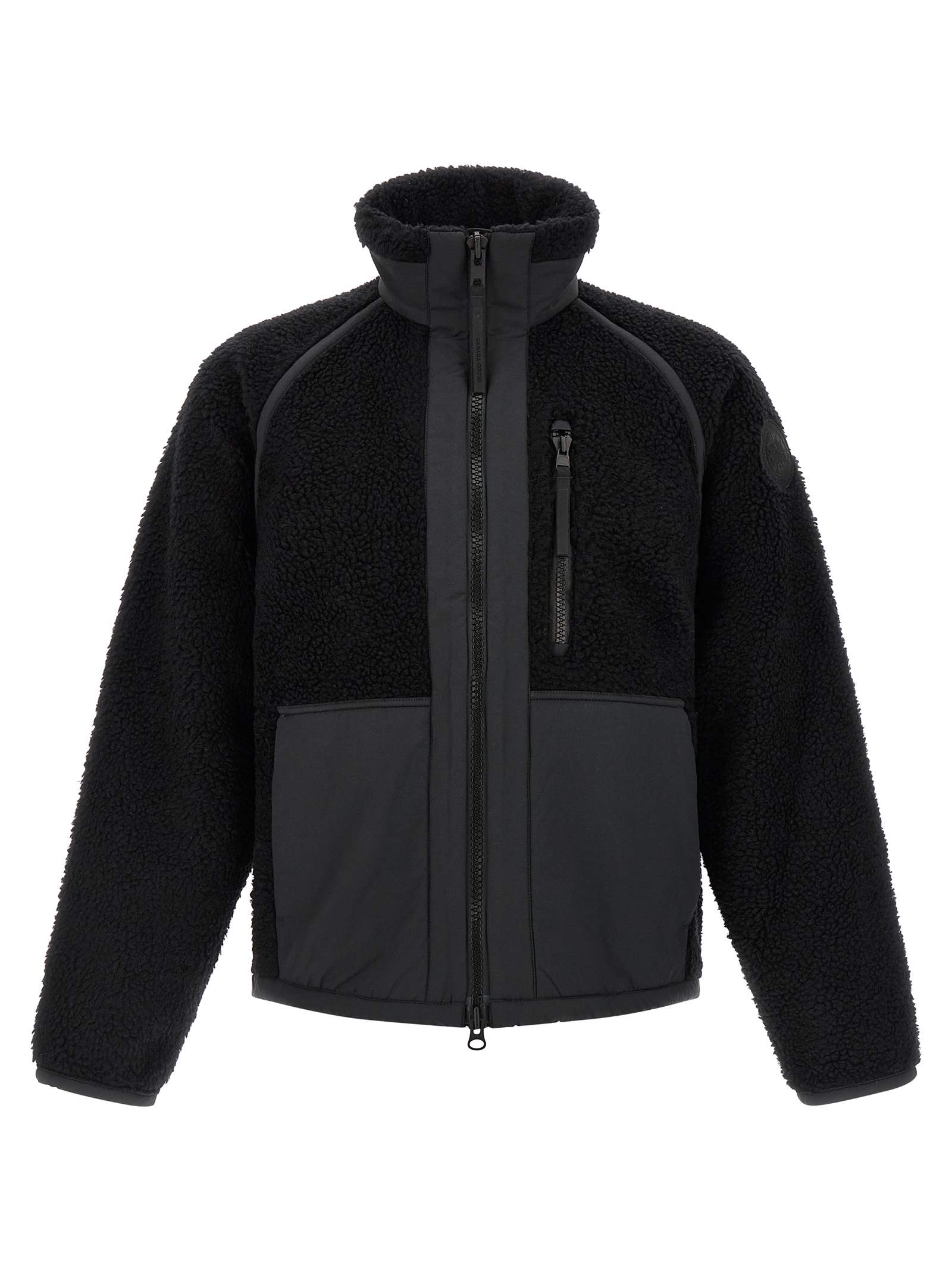 Black Wool Full-Length Jacket