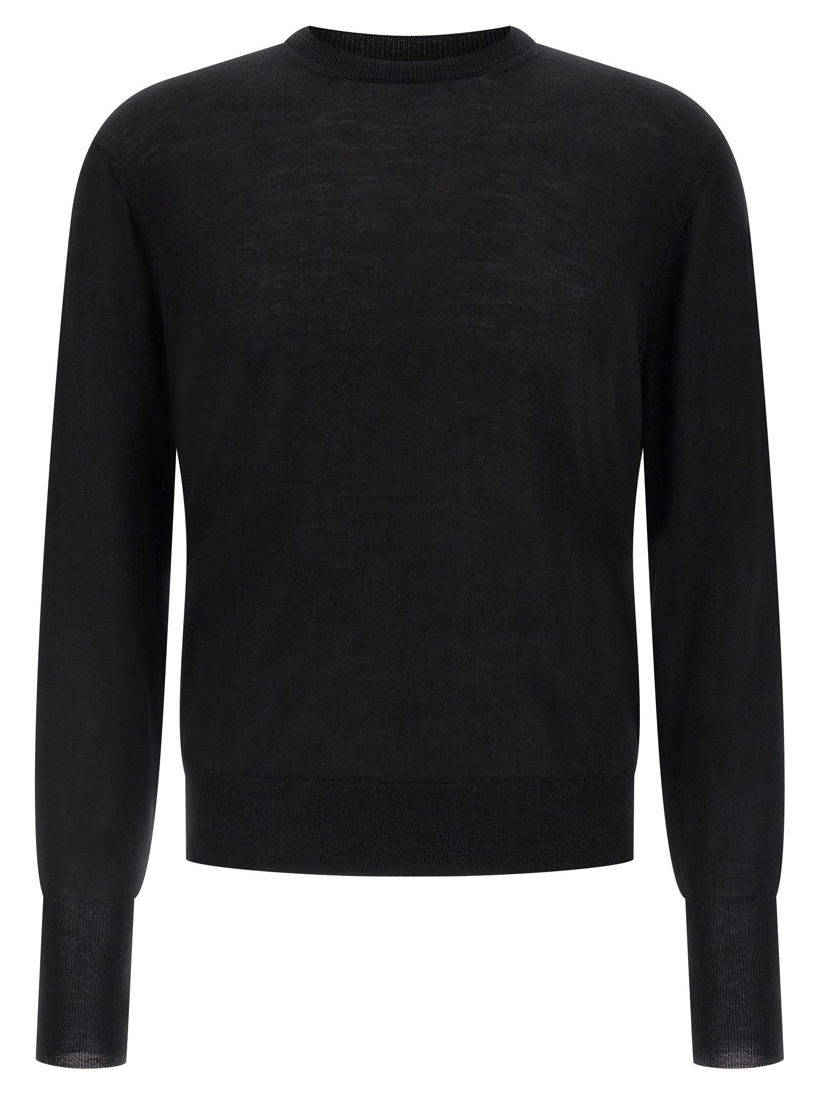 Black Virgin Wool Cardigan