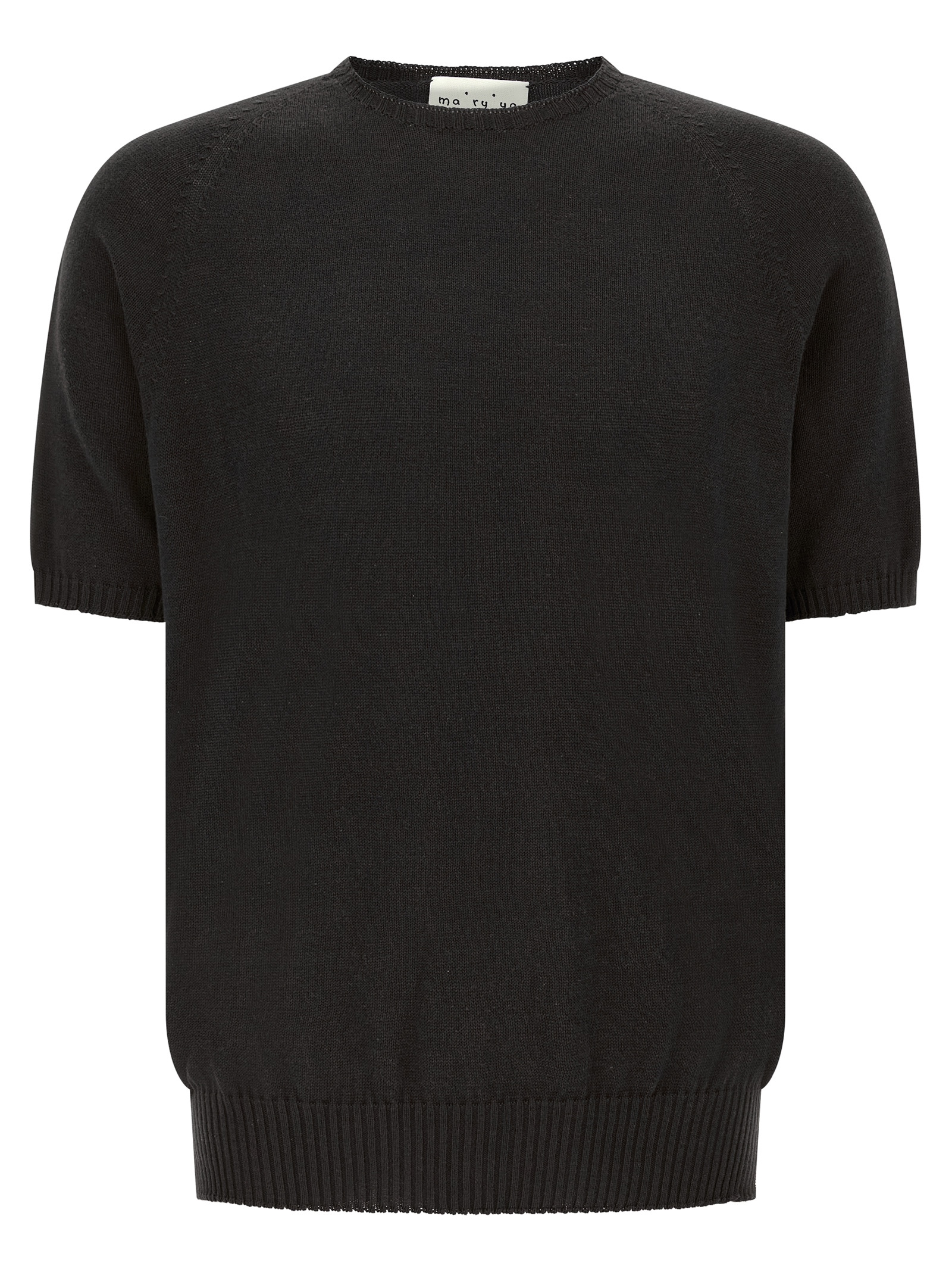 Black Cotton Cardigan
