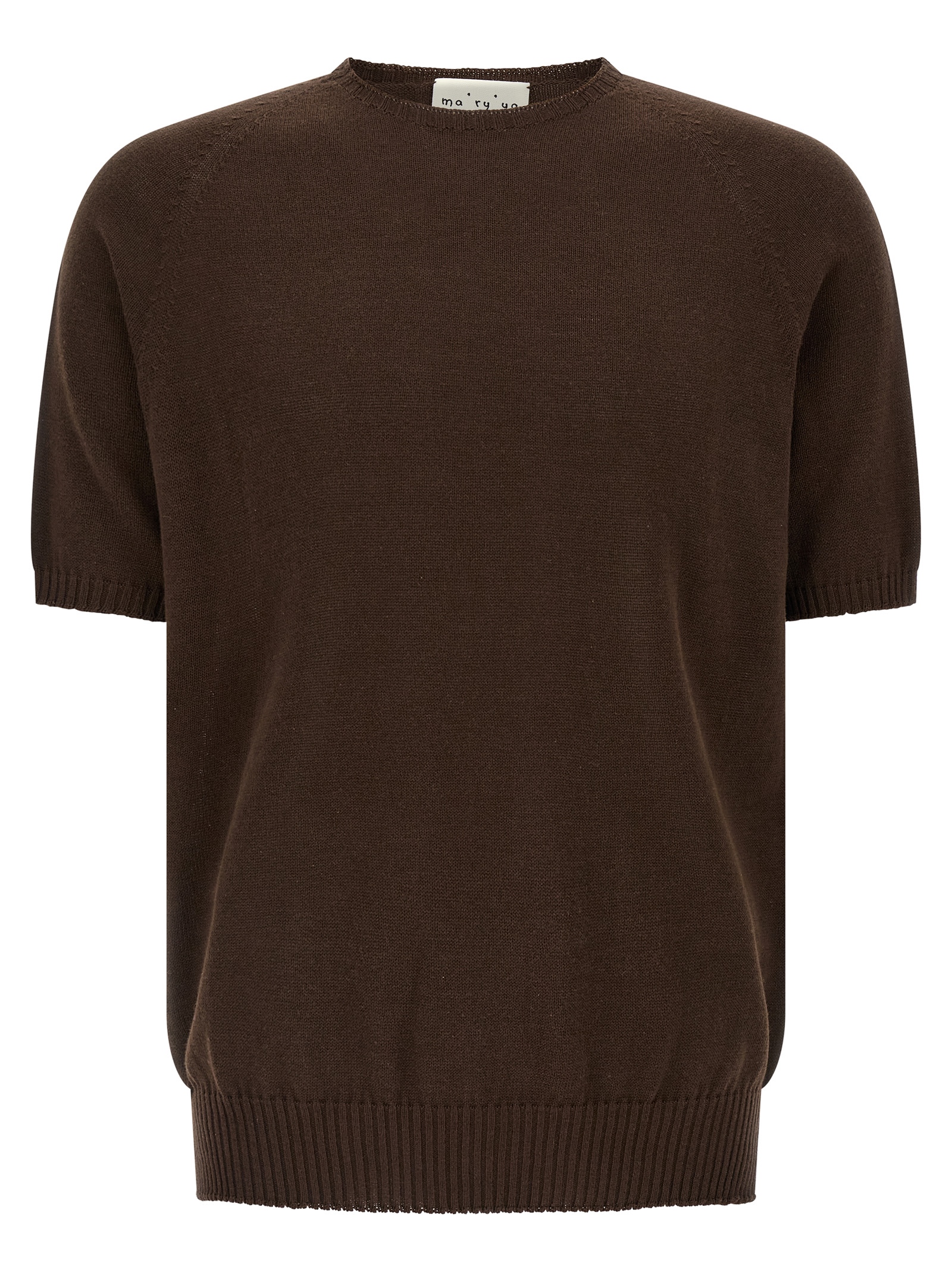 Brown Cotton Cardigan