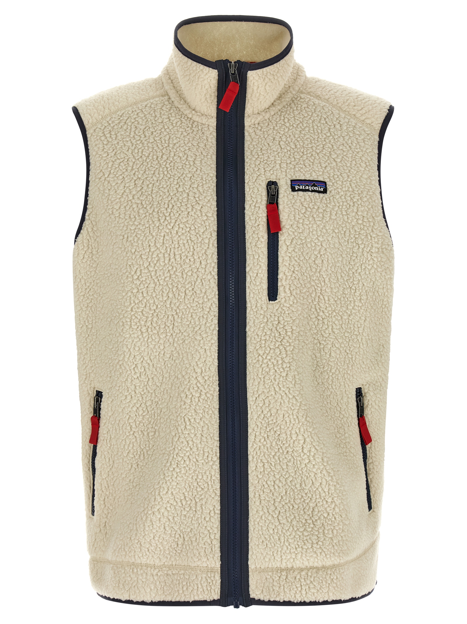 Beige Polyester Sleeveless Jacket