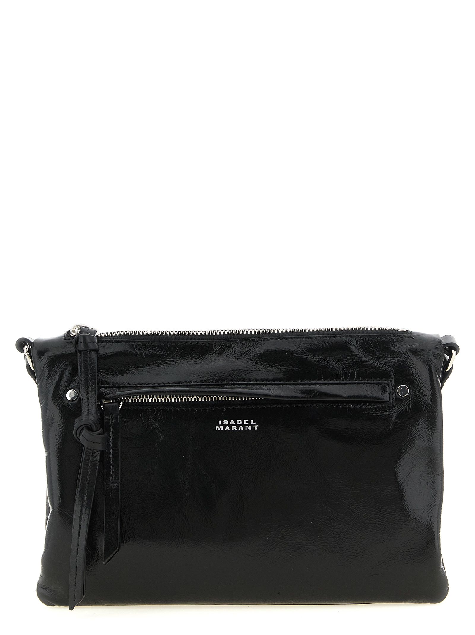 Black Calfskin Crossbody Bag