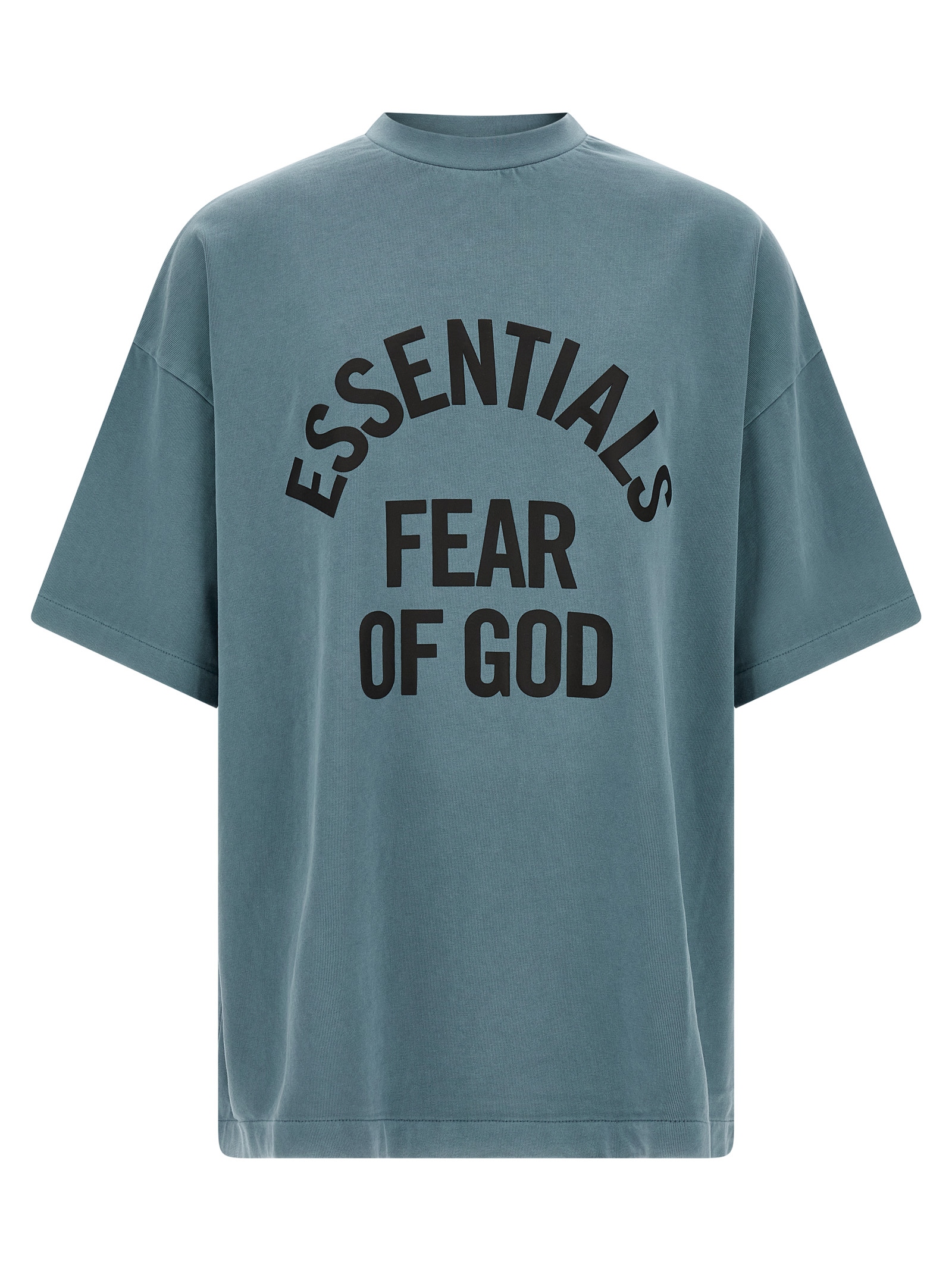 Blue Cotton Long Sleeve T-Shirt