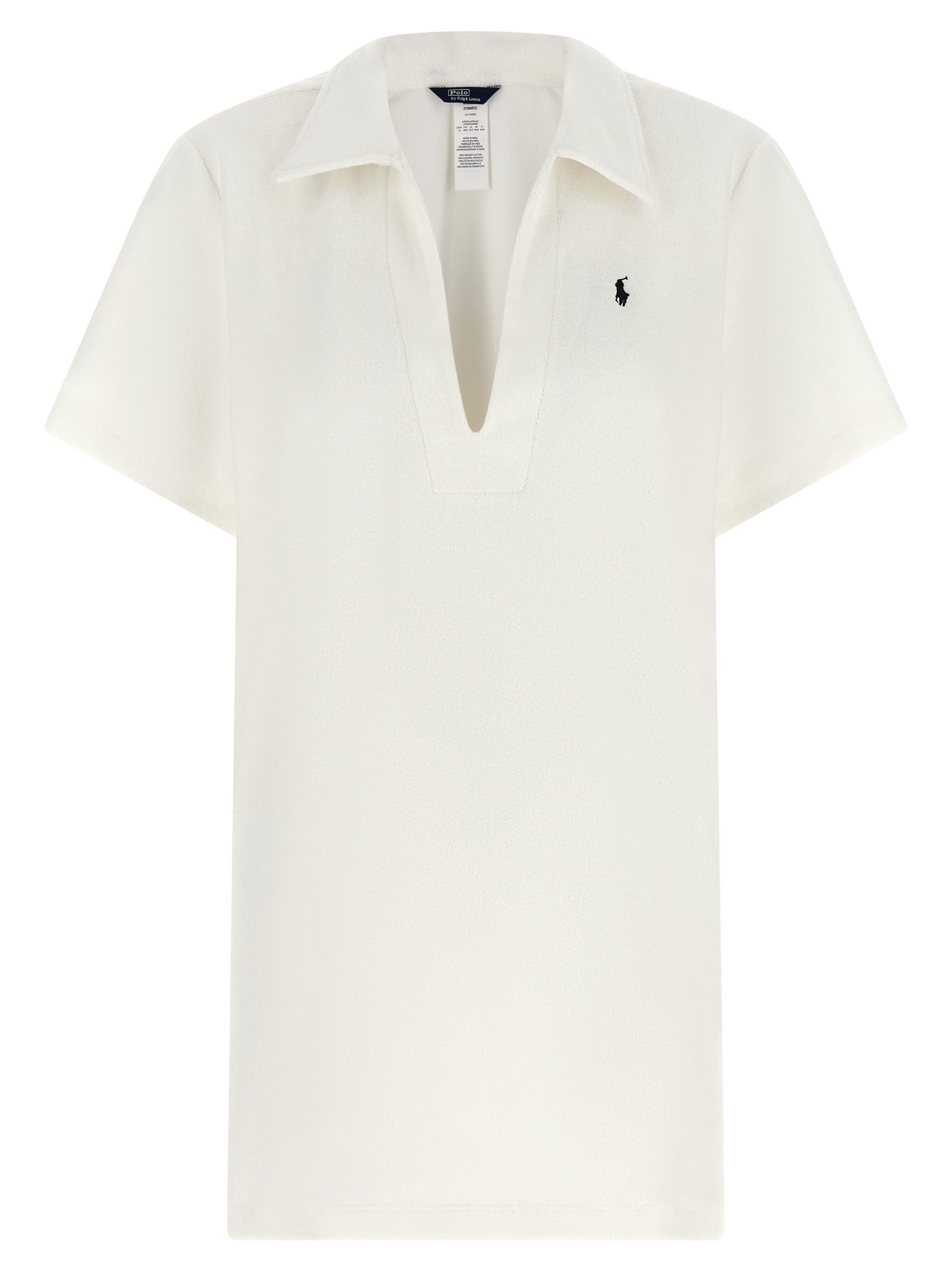White Organic Cotton Short Dress