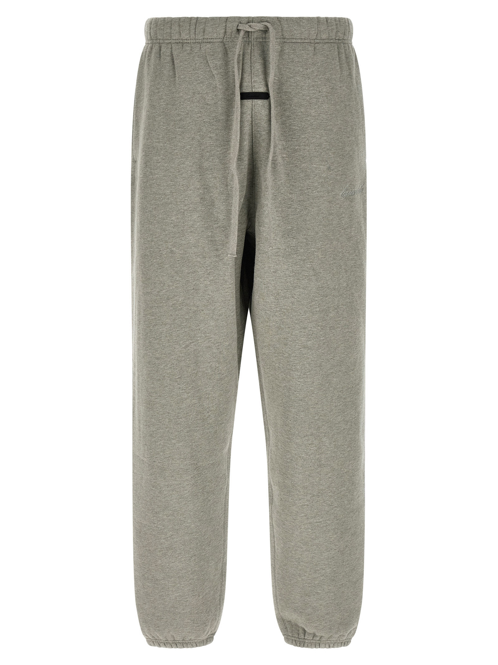 Gray Cotton Athletic Pants