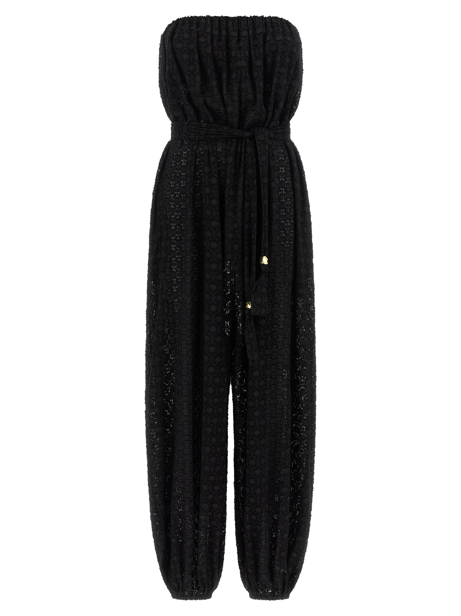 Black Silk Jumpsuit
