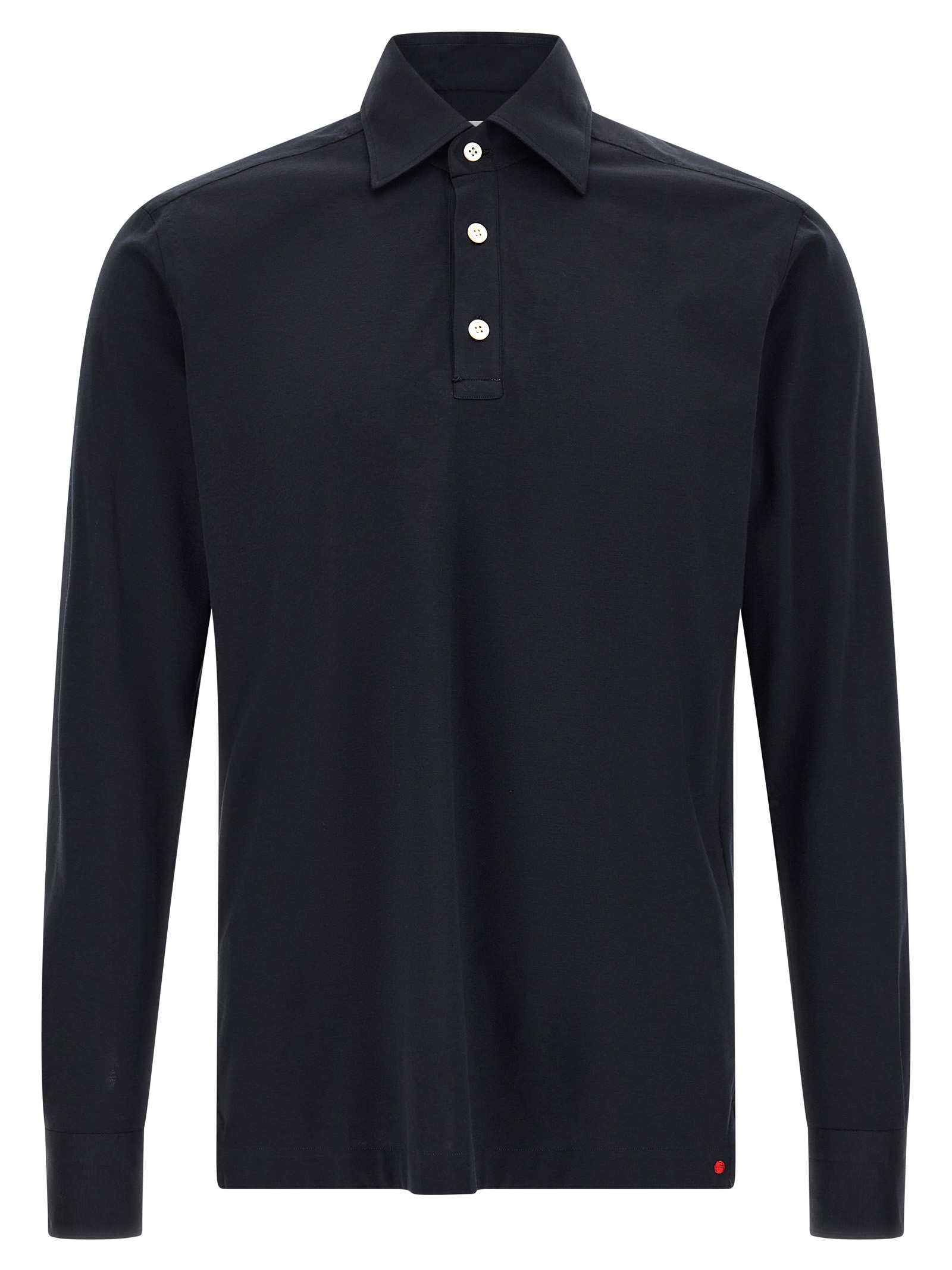 Blue Cotton Polo Shirt