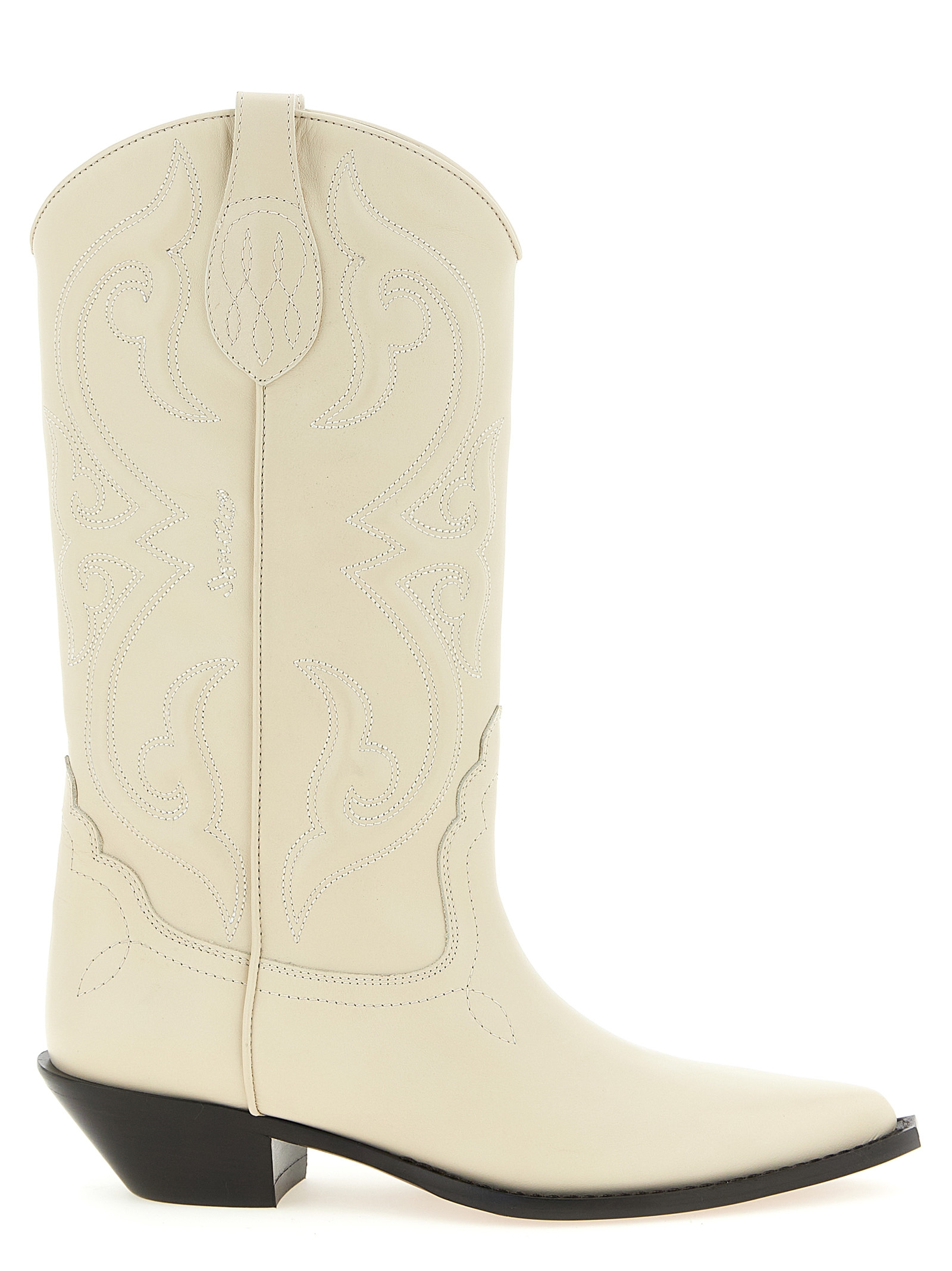 Sonora White Calfskin Chelsea Boots - Women