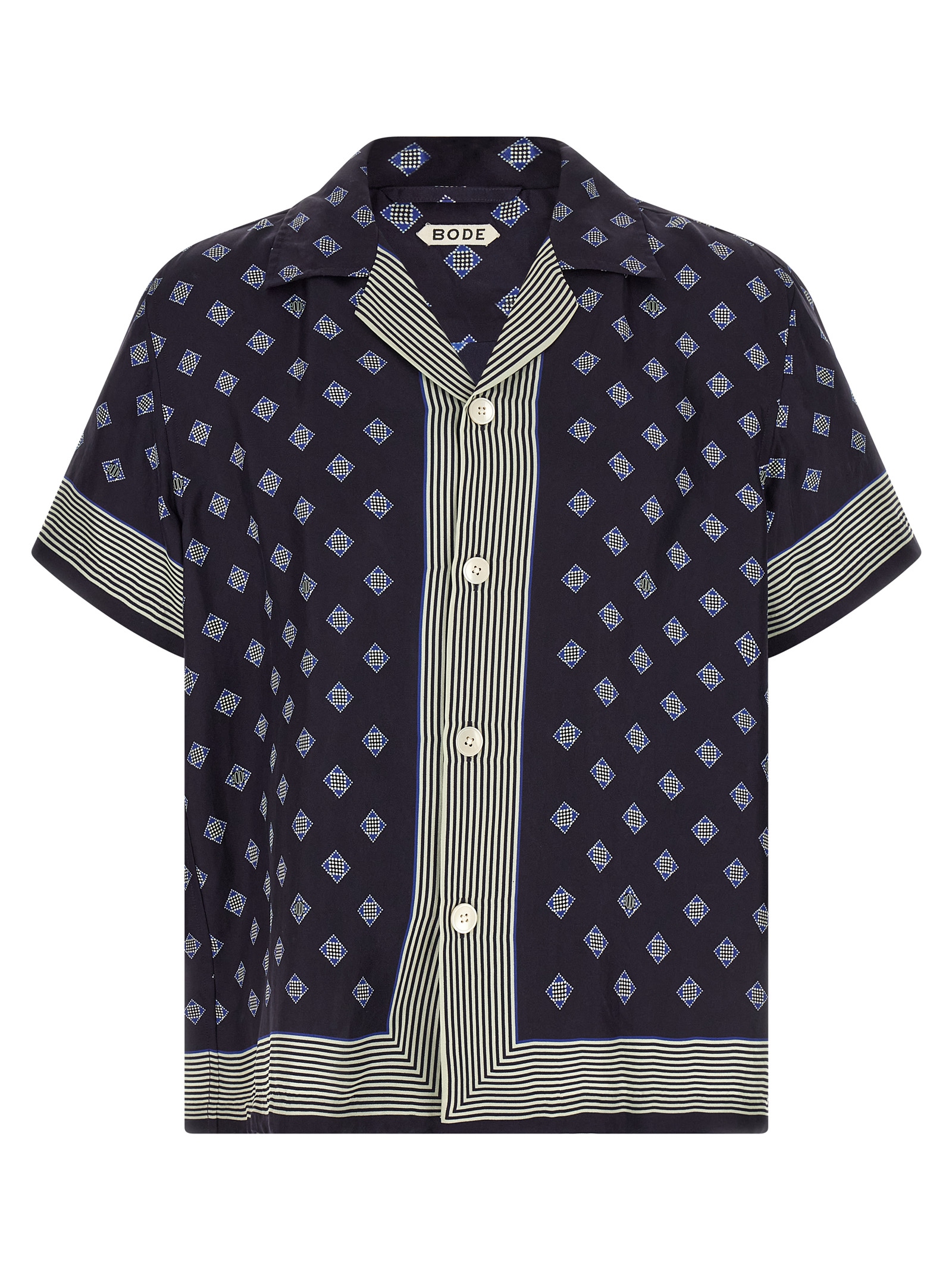 Blue Silk Blouse