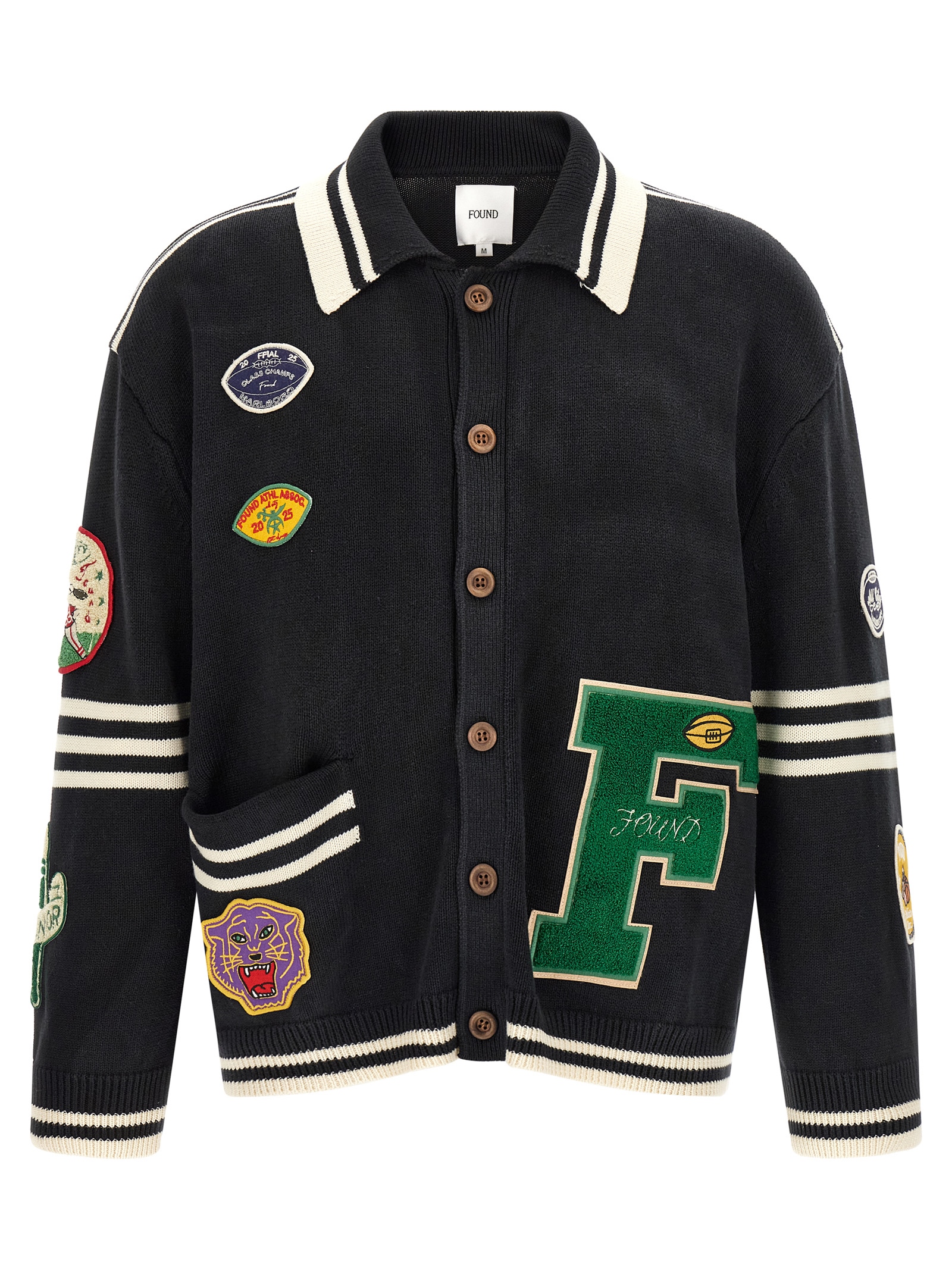 Black Cotton Cardigan