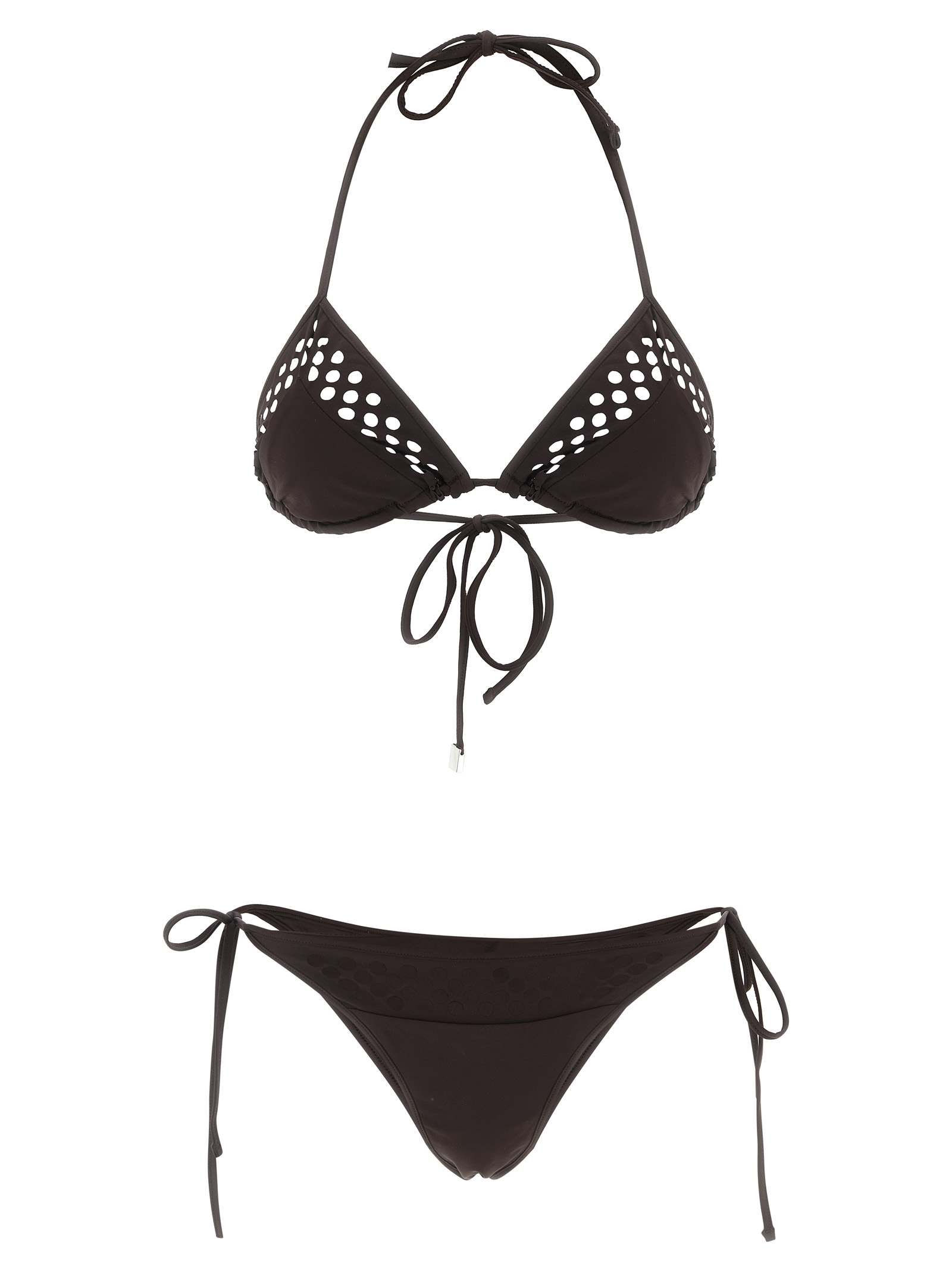 Brown Polyamide Bikini