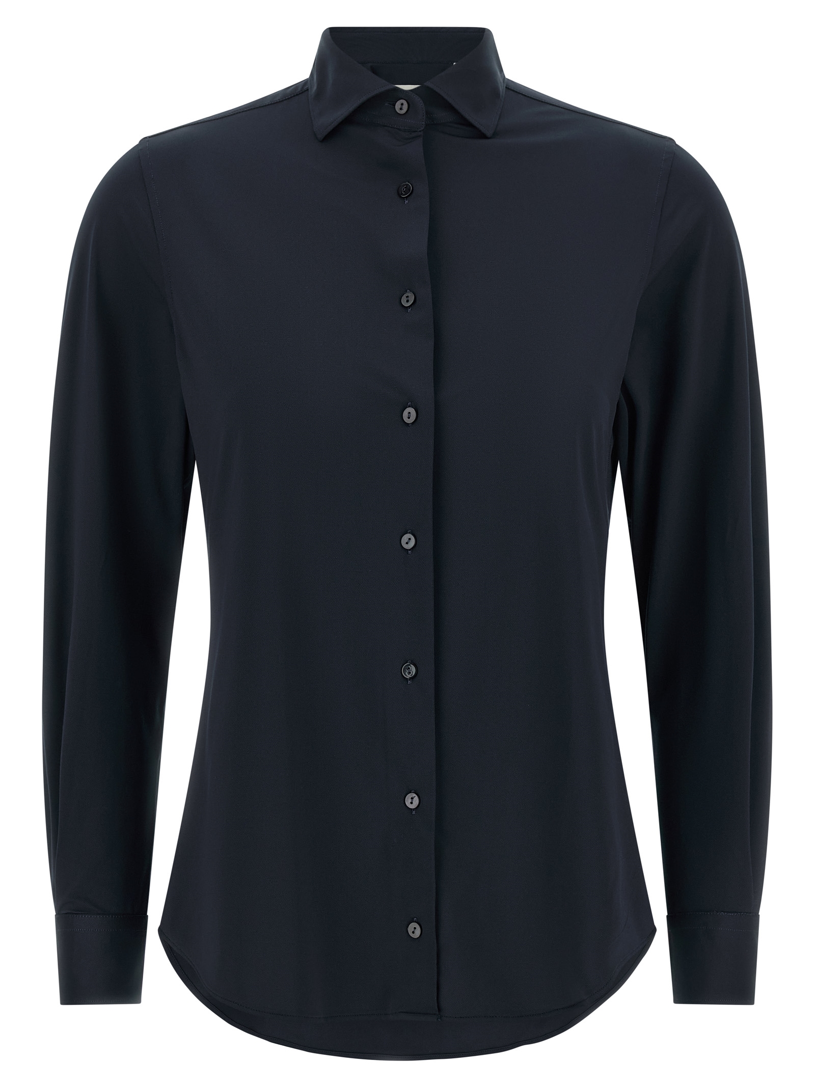 Blue Polyamide Blouse