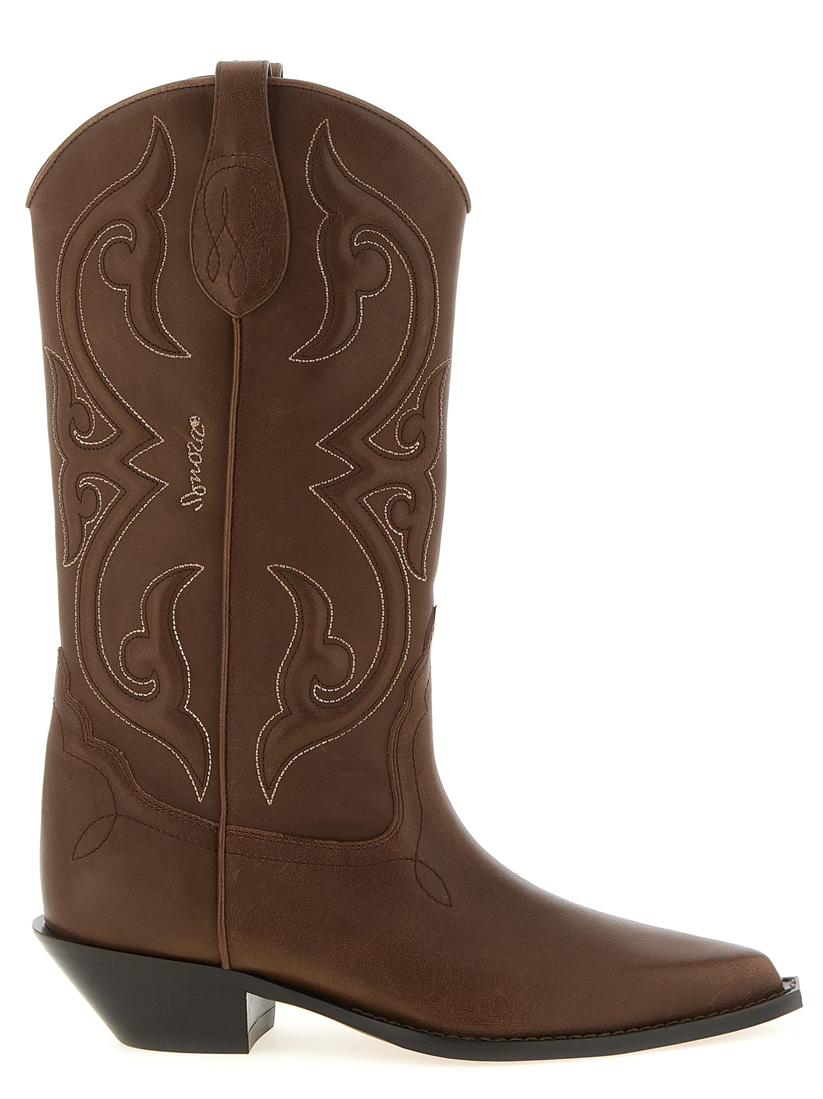 Sonora Brown Calfskin Chelsea Boots - Women