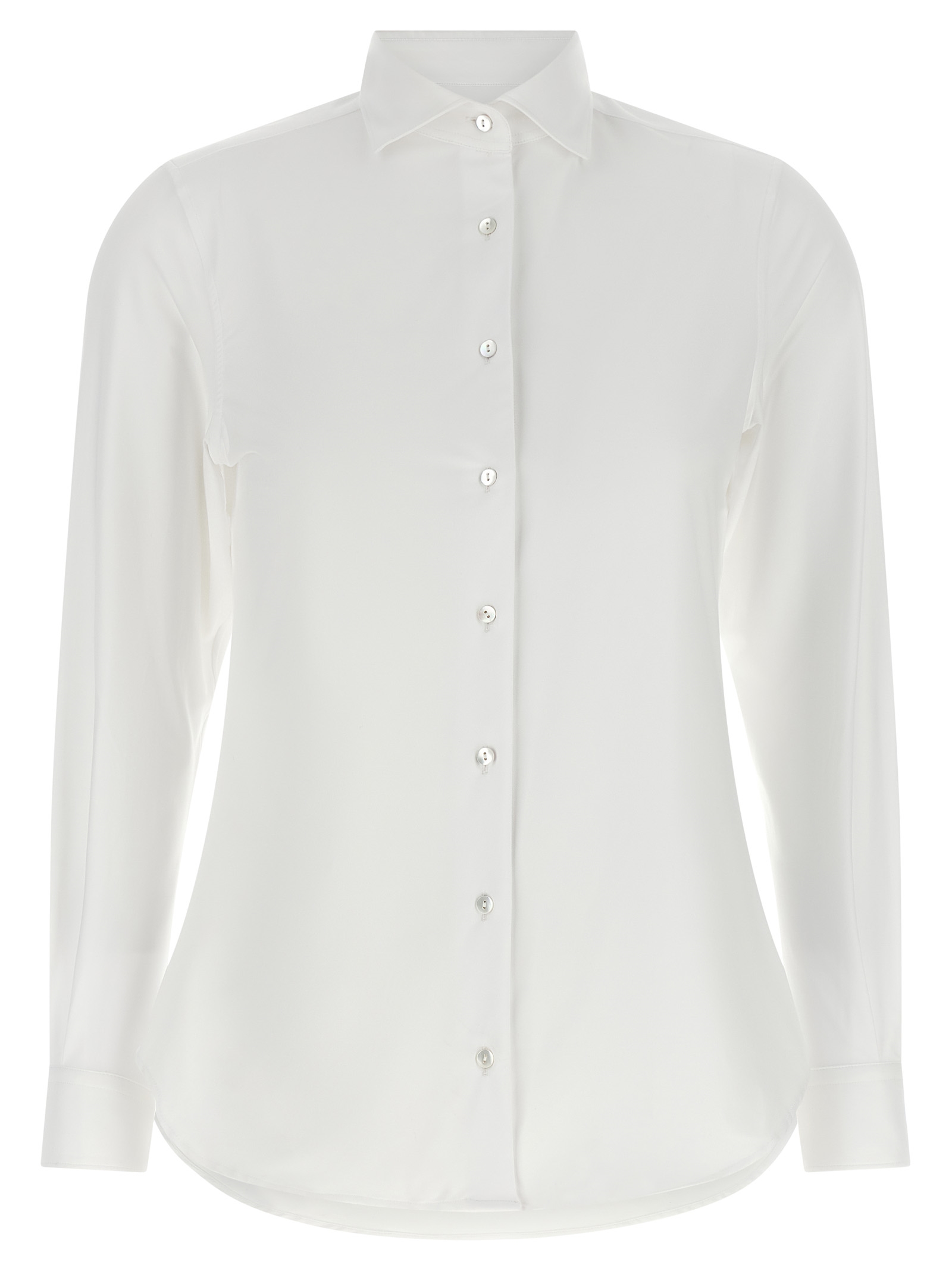 White Polyamide Blouse