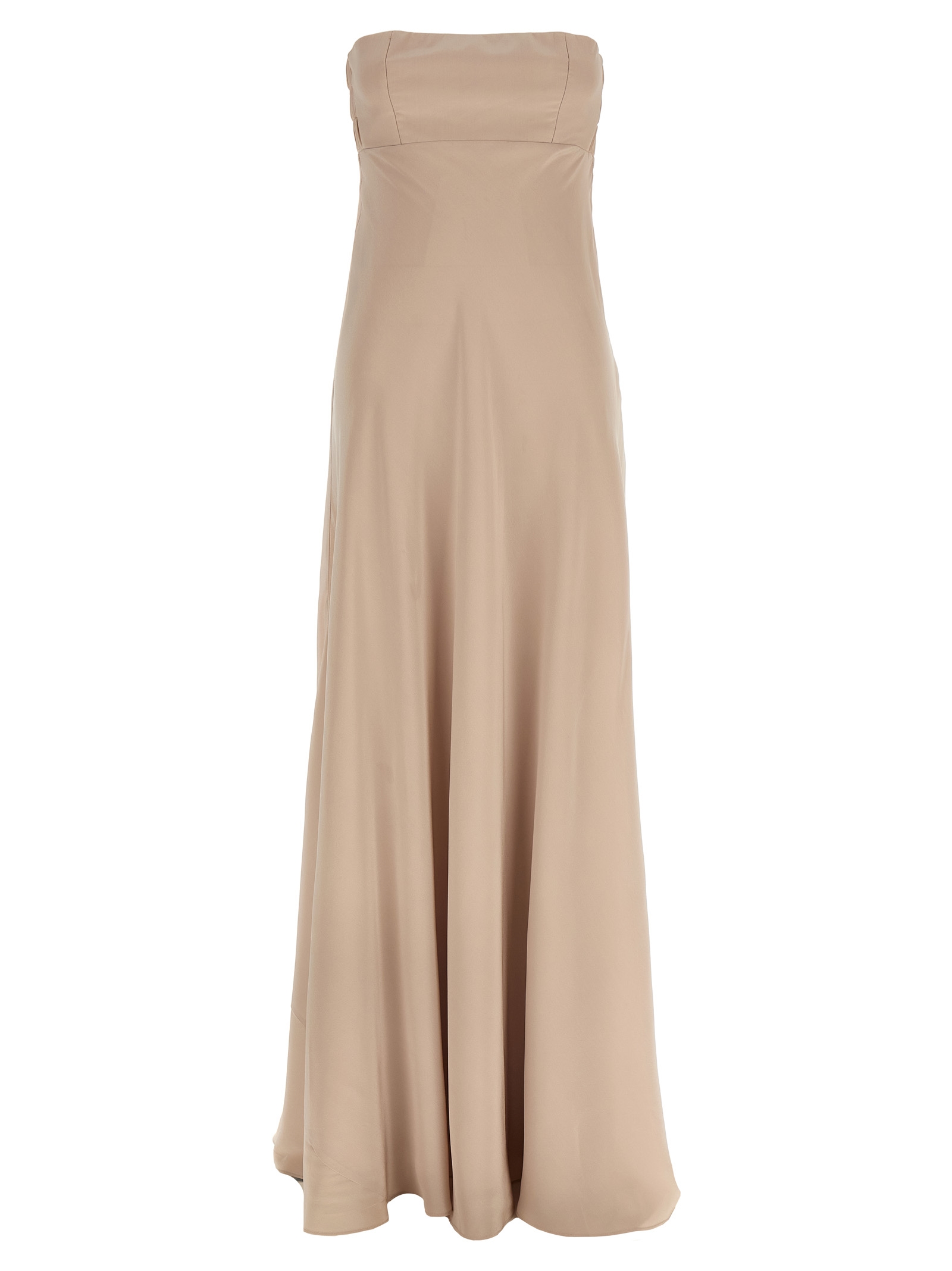 Multicolor Silk Long Dress
