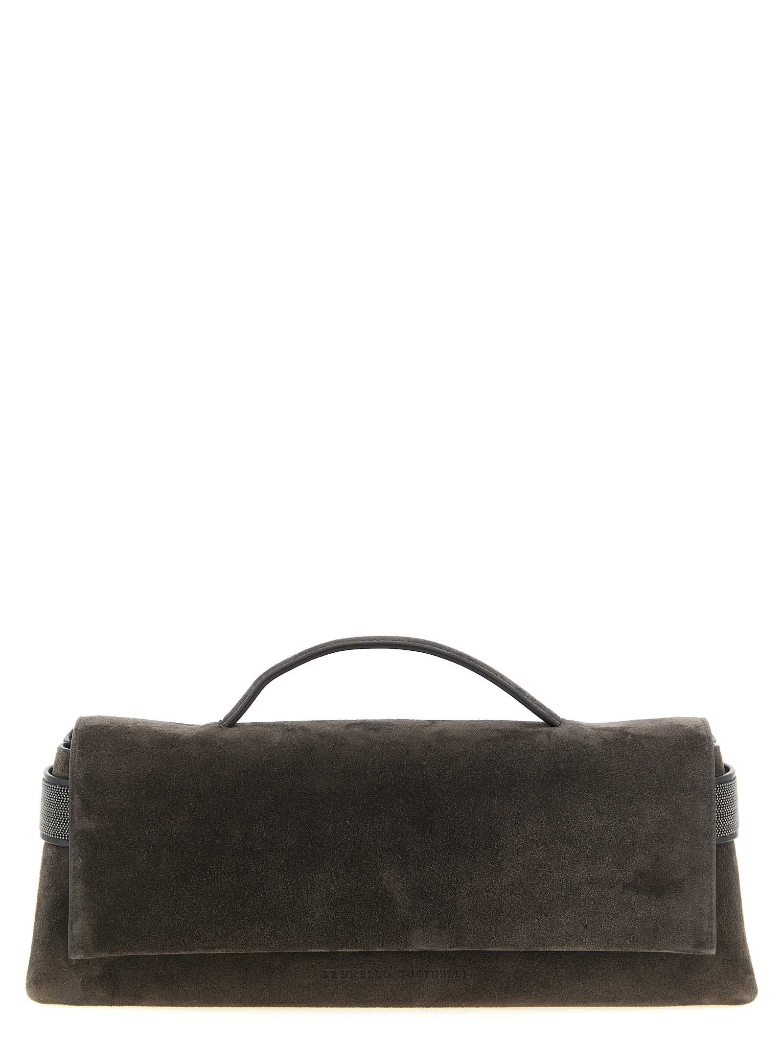 Brown Calfskin Clutch Bag