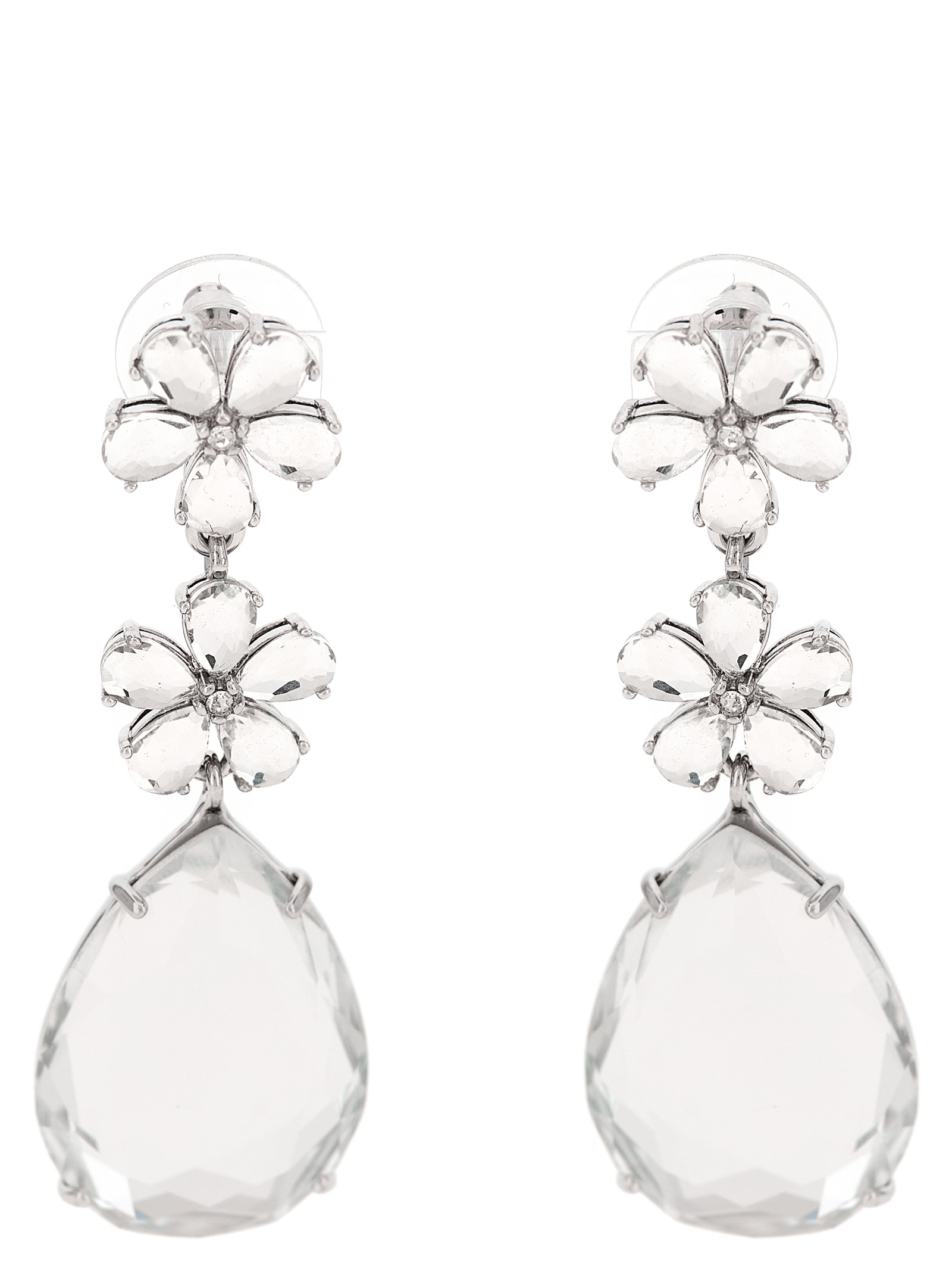 Silver Brass Earrings