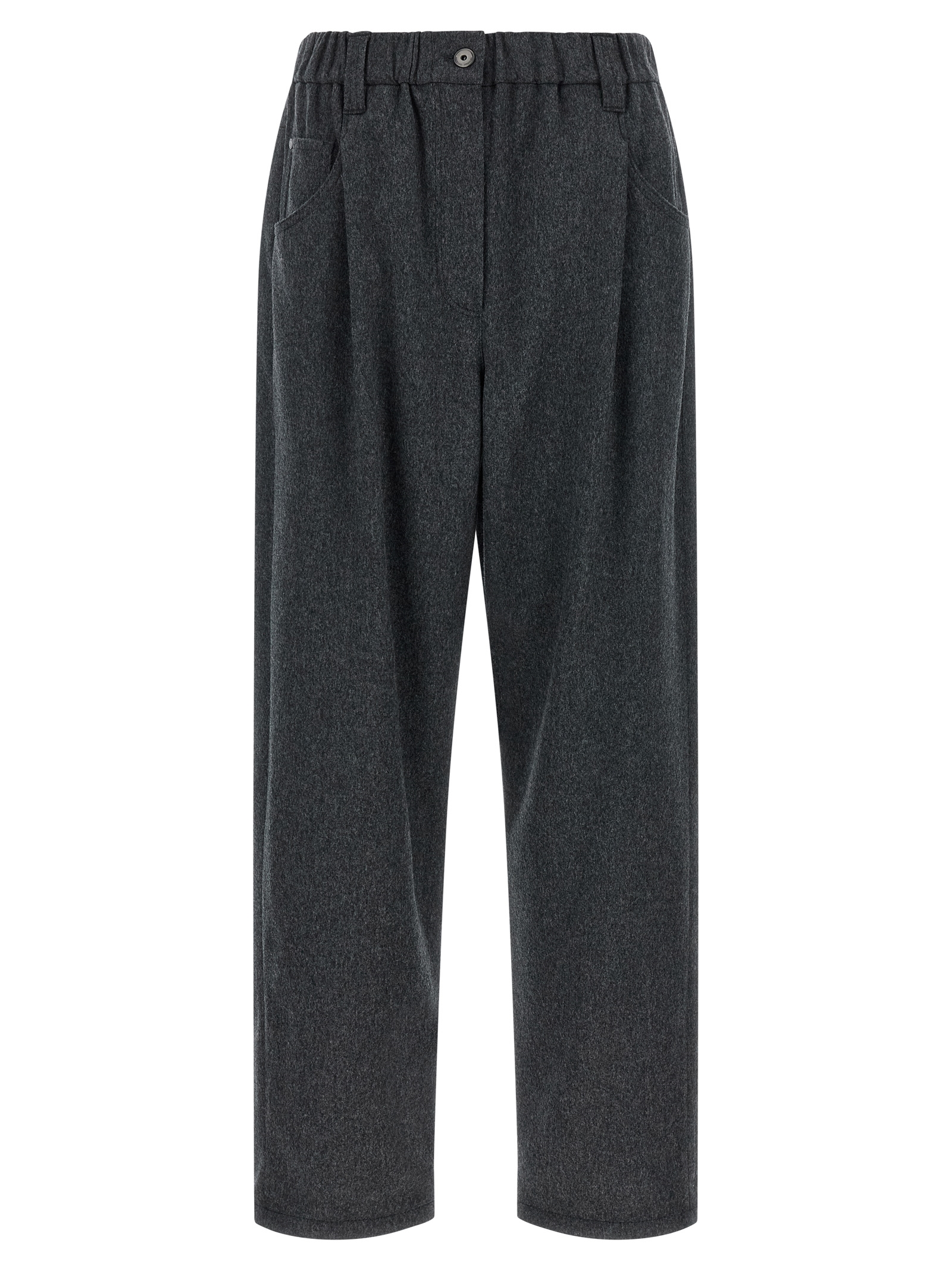 Gray Wool Pants
