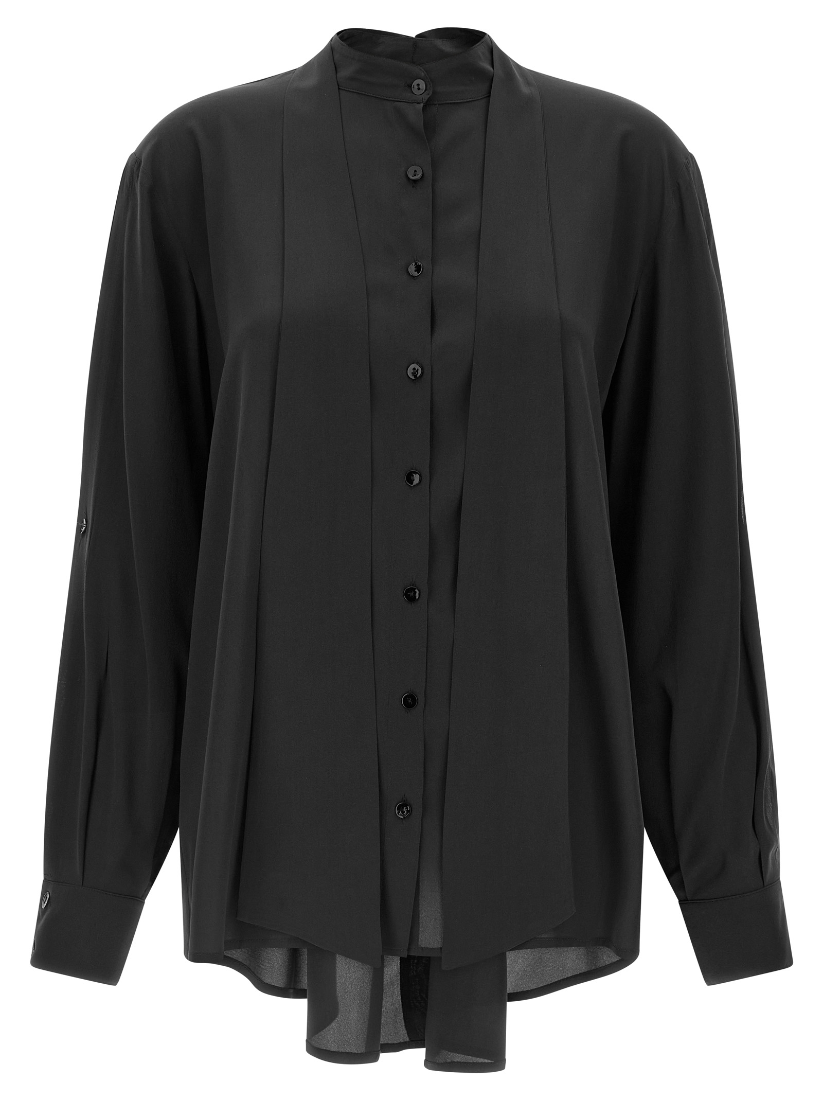 Black Silk Blouse
