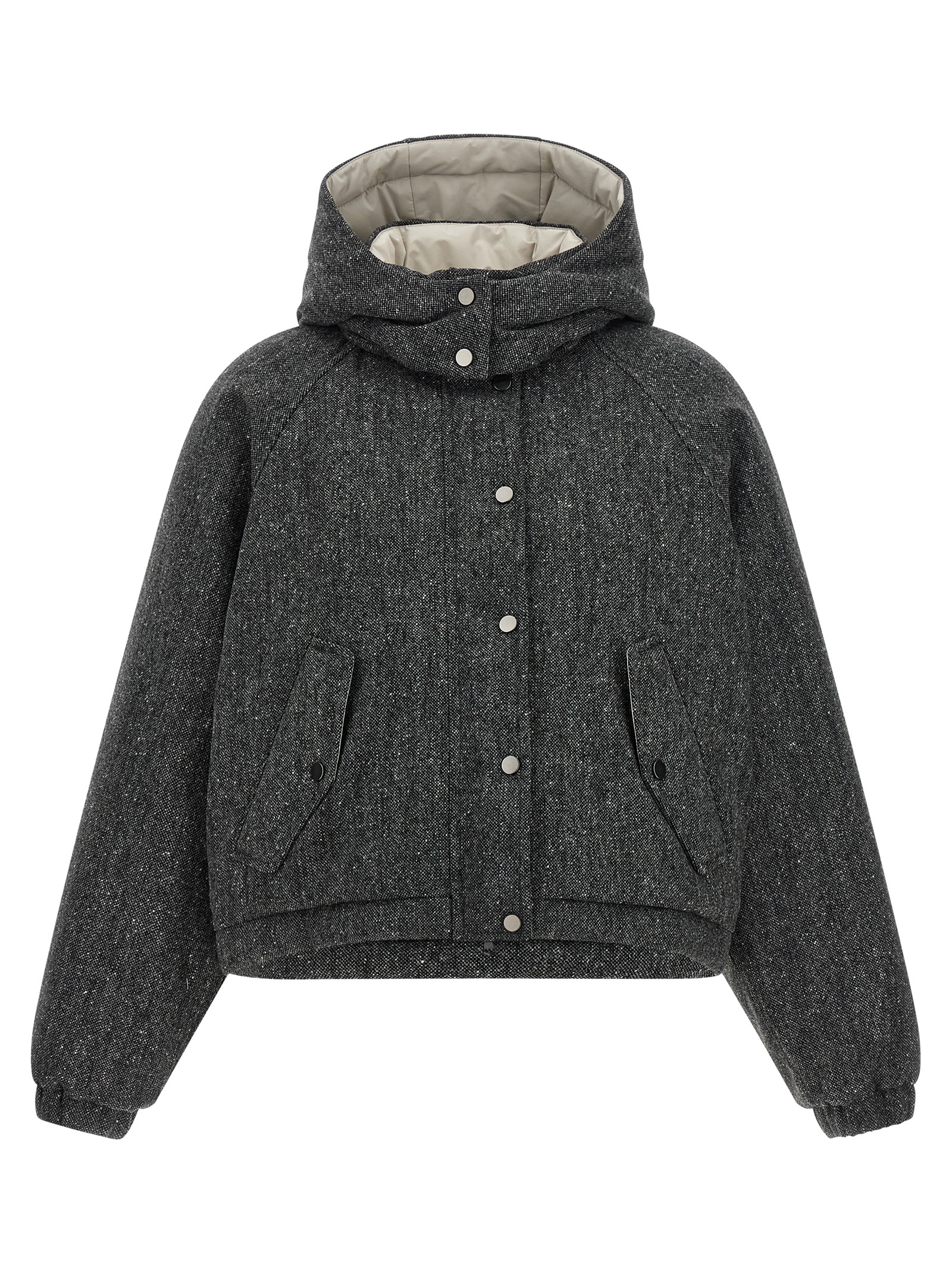 Gray Virgin Wool Jacket