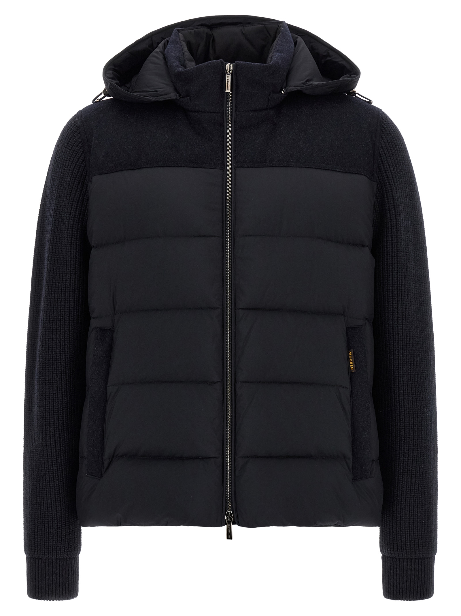 Blue Wool Full-Length Jacket