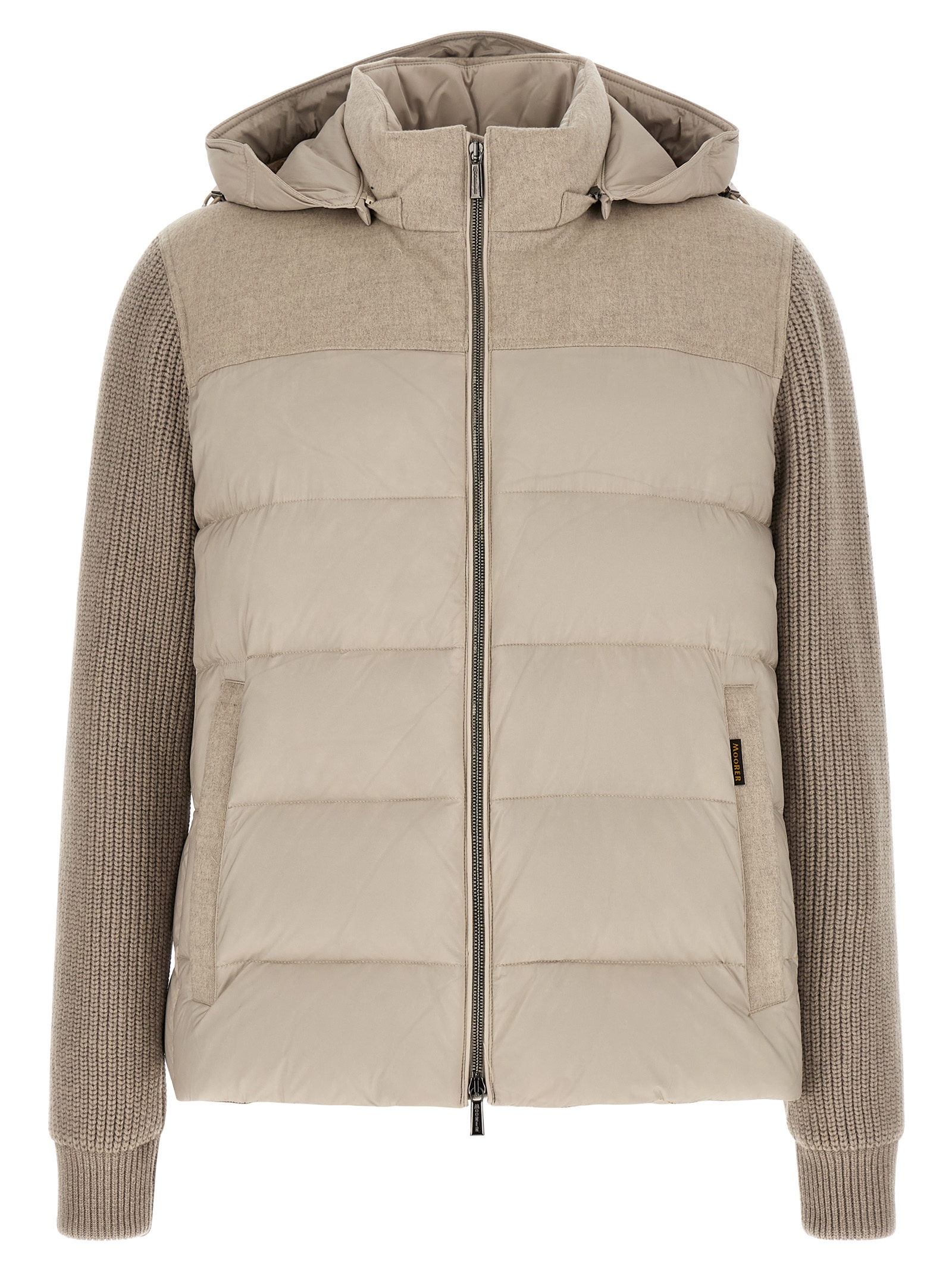 Beige Wool Full-Length Jacket