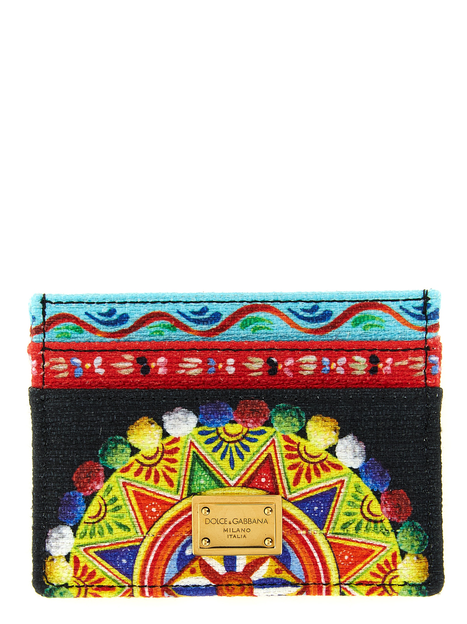 Dolce & Gabbana Multicolor Cotton Cardholder Accessory - Women