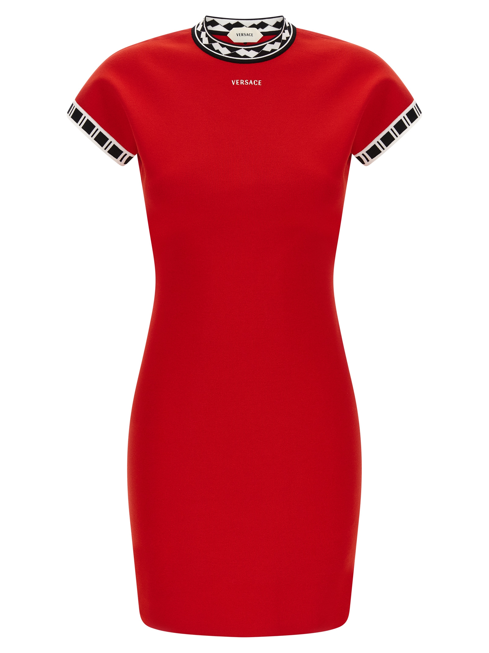 Multicolor Cotton Short Dress