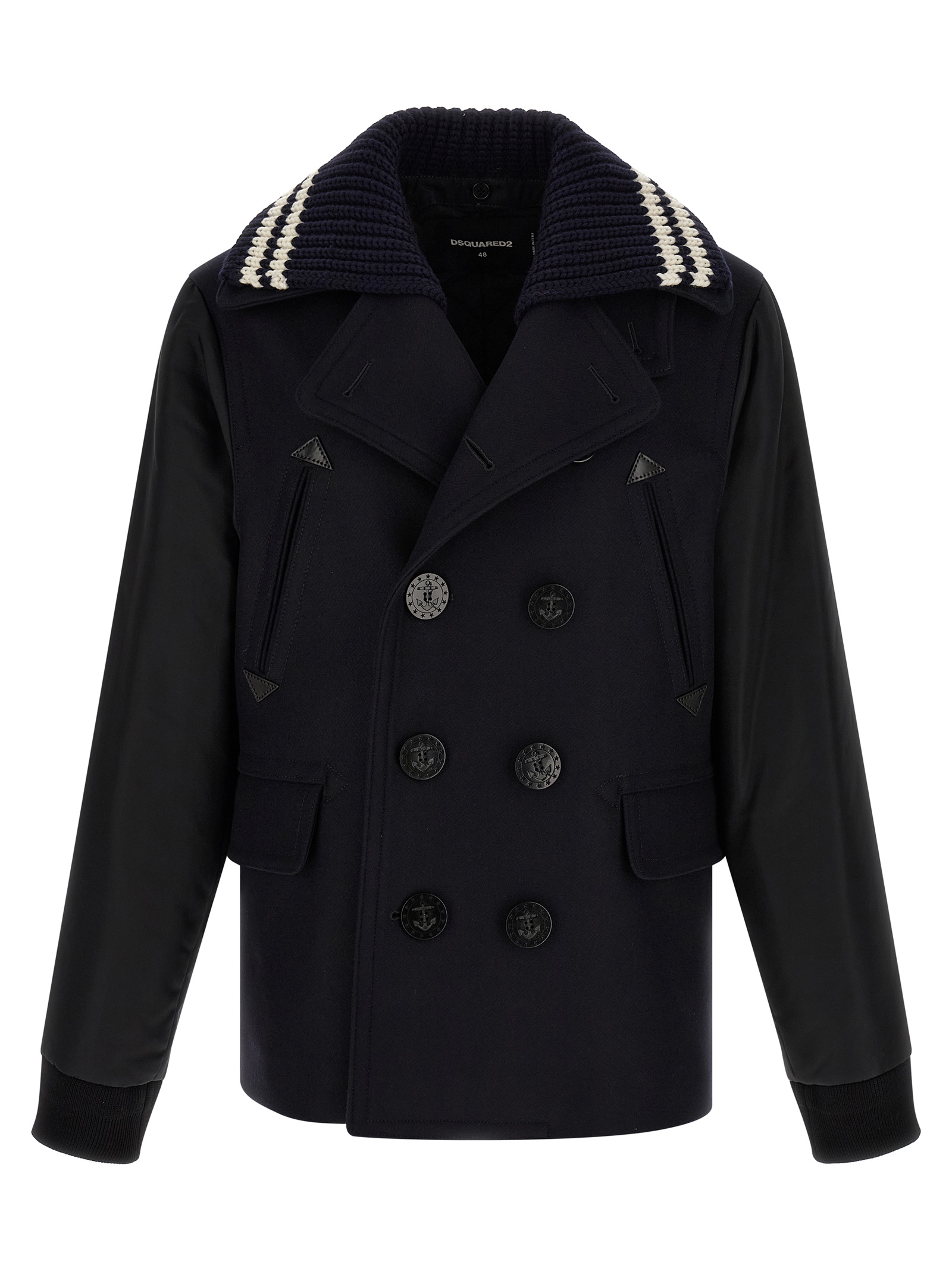 Blue Wool Coat