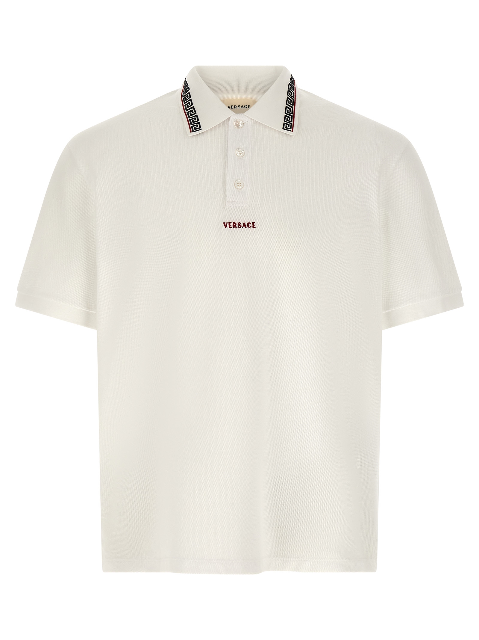White Cotton Polo Shirt