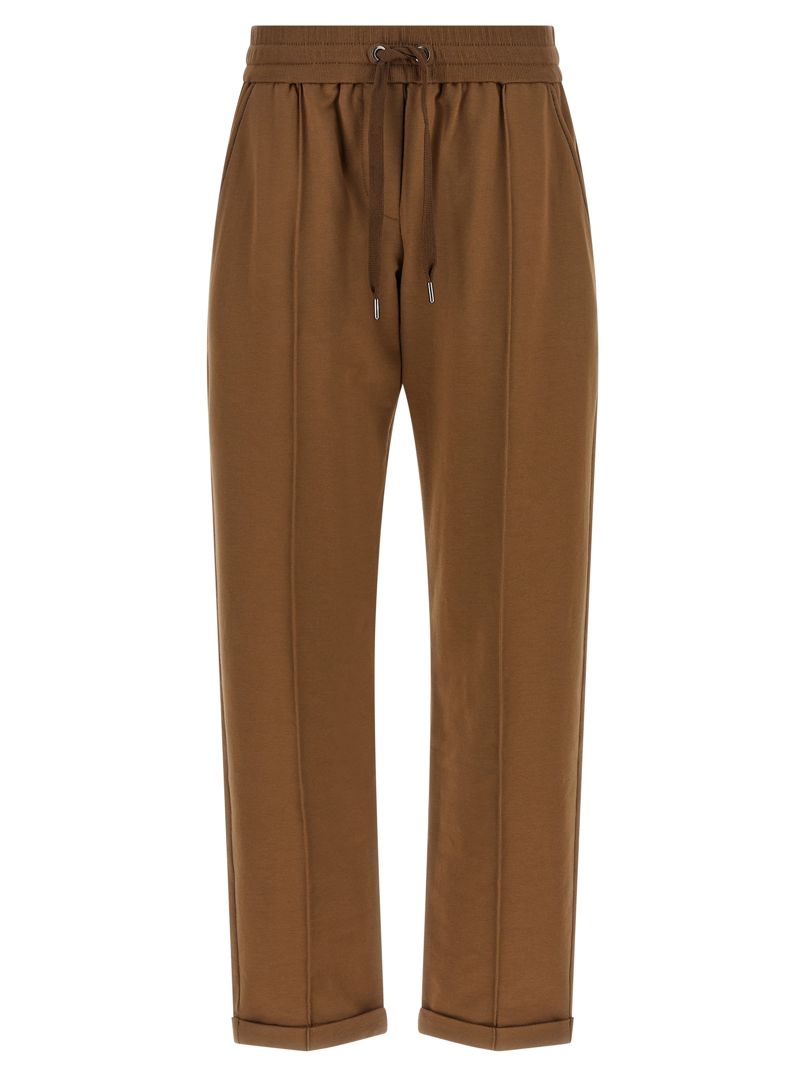 Brown Cotton Joggers (Workout Pants)