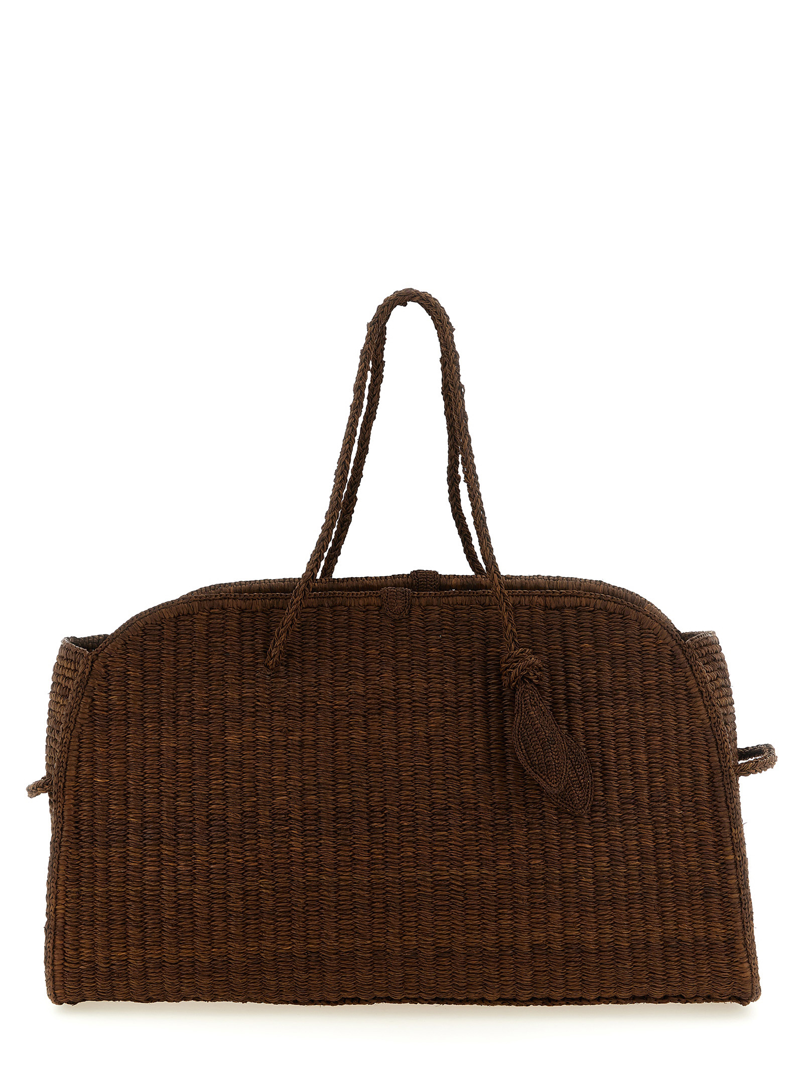Jacquemus Brown Raffia Tote Bag - Women