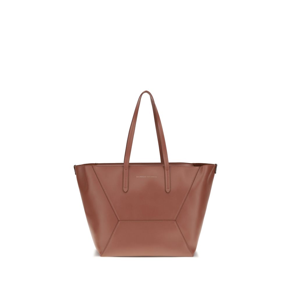 Brunello Cucinelli Multicolor Calf Leather Bos Taurus Shoulder Bag - Women