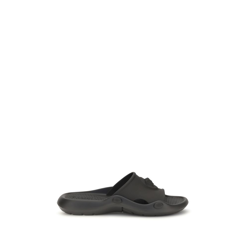 Black Rubber Sandals