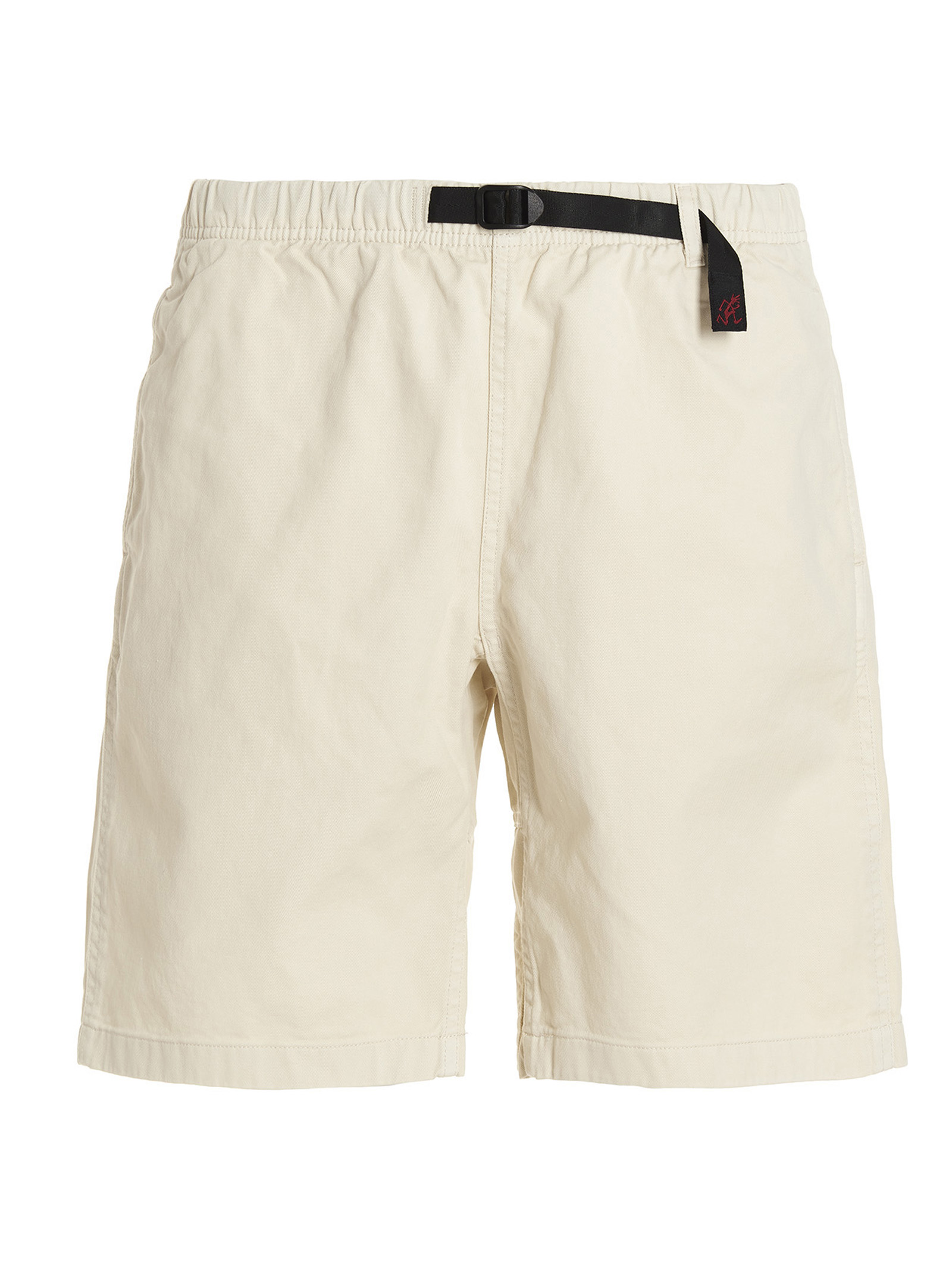 Beige Cotton Bermuda Shorts