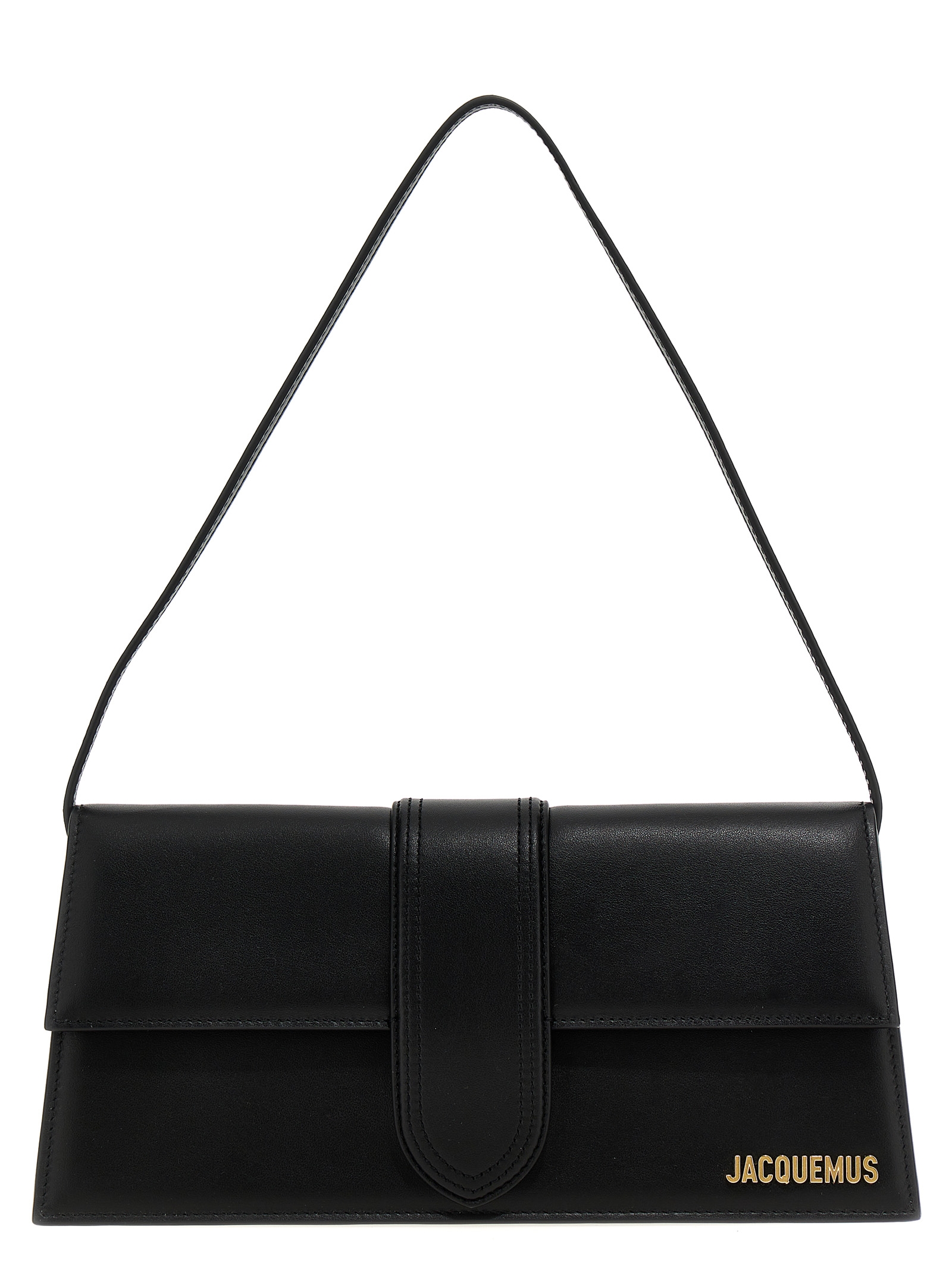 Black Cowhide Shoulder Bag