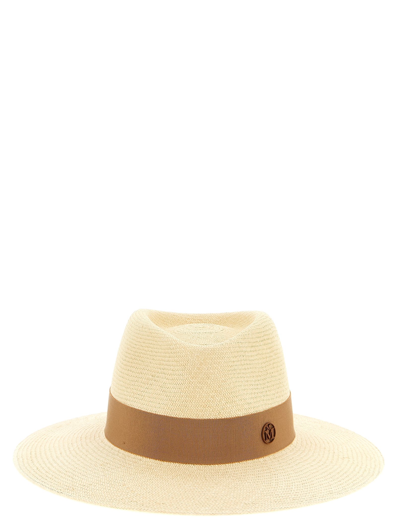 Maison Michel Beige Straw Fedora Accessory - Women